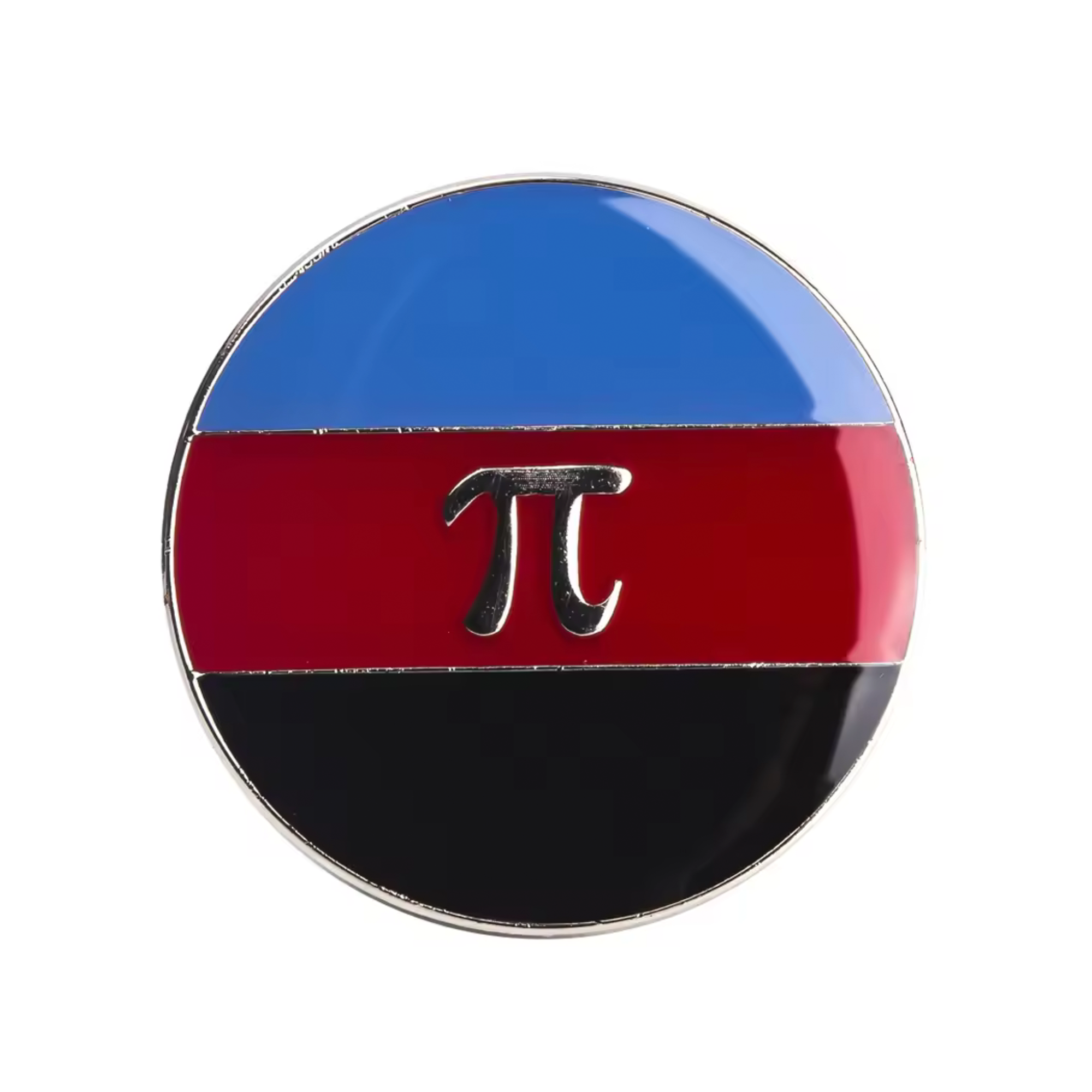 Polyamory Pride Round Pin Badge