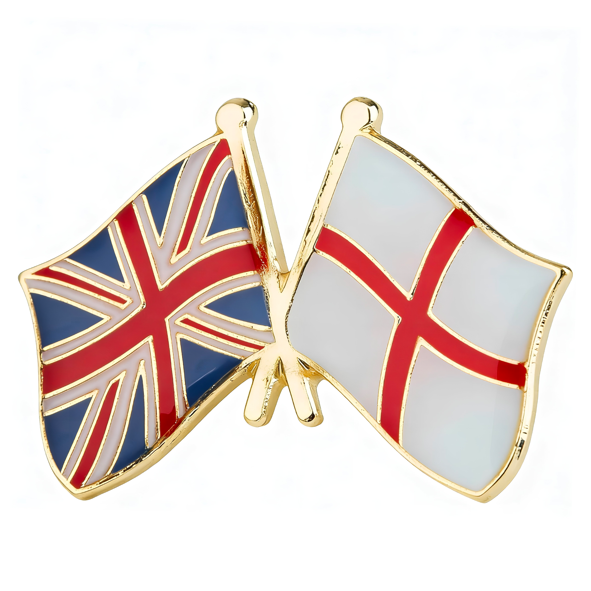 United Kingdom & England Friendship Pin Badge Main image