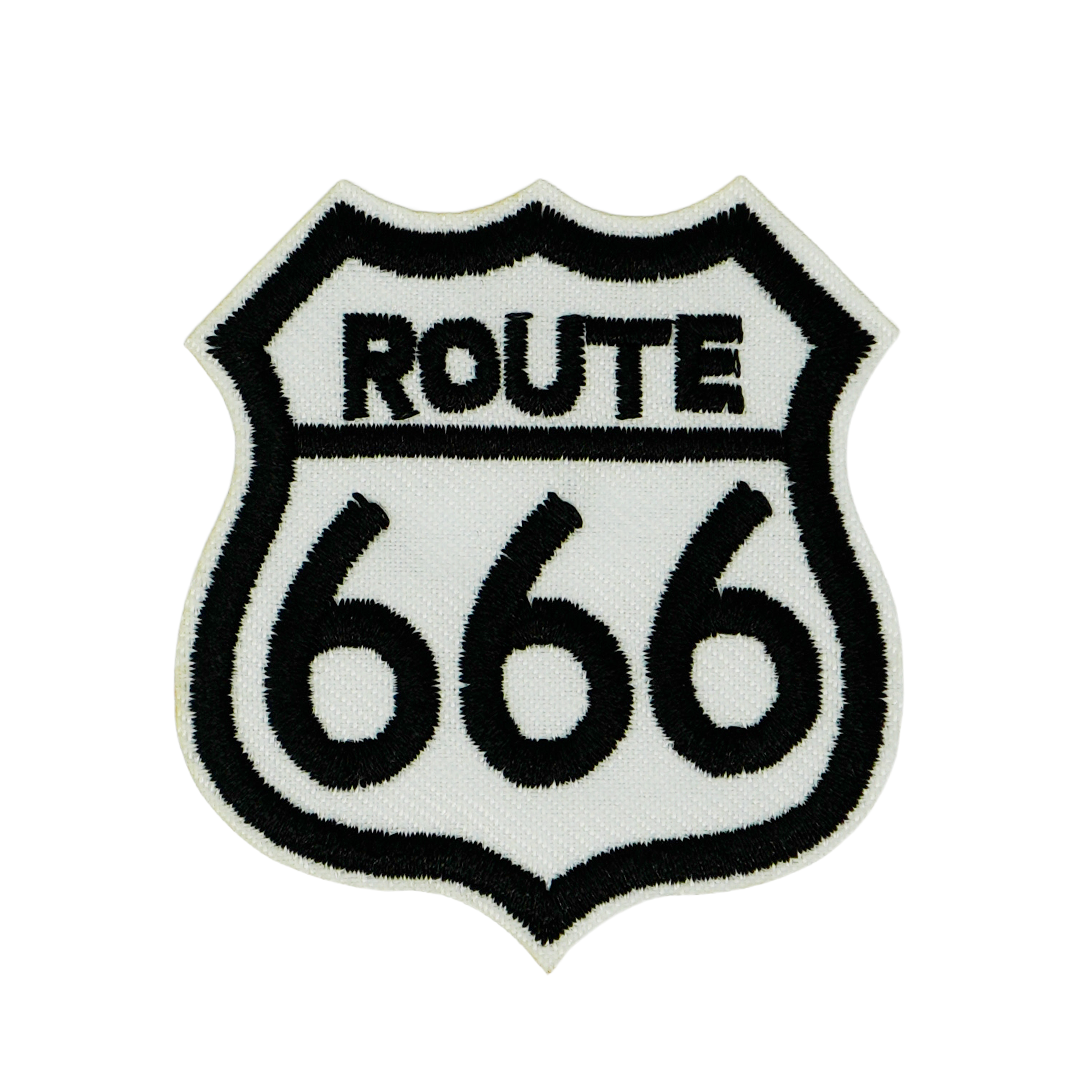 Route 666 United States Highway Iron On Patch (6 x 6cm)
