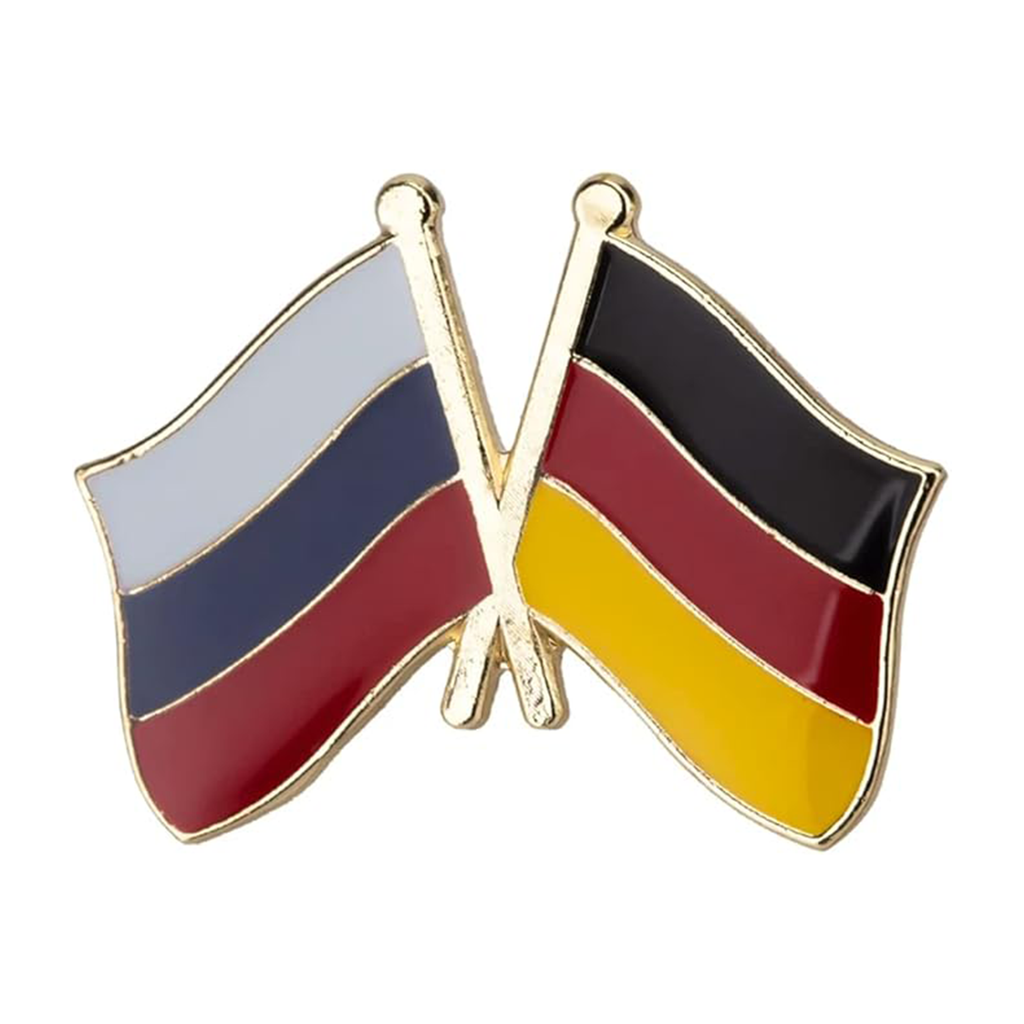 Russia & Germany Friendship Pin Badge