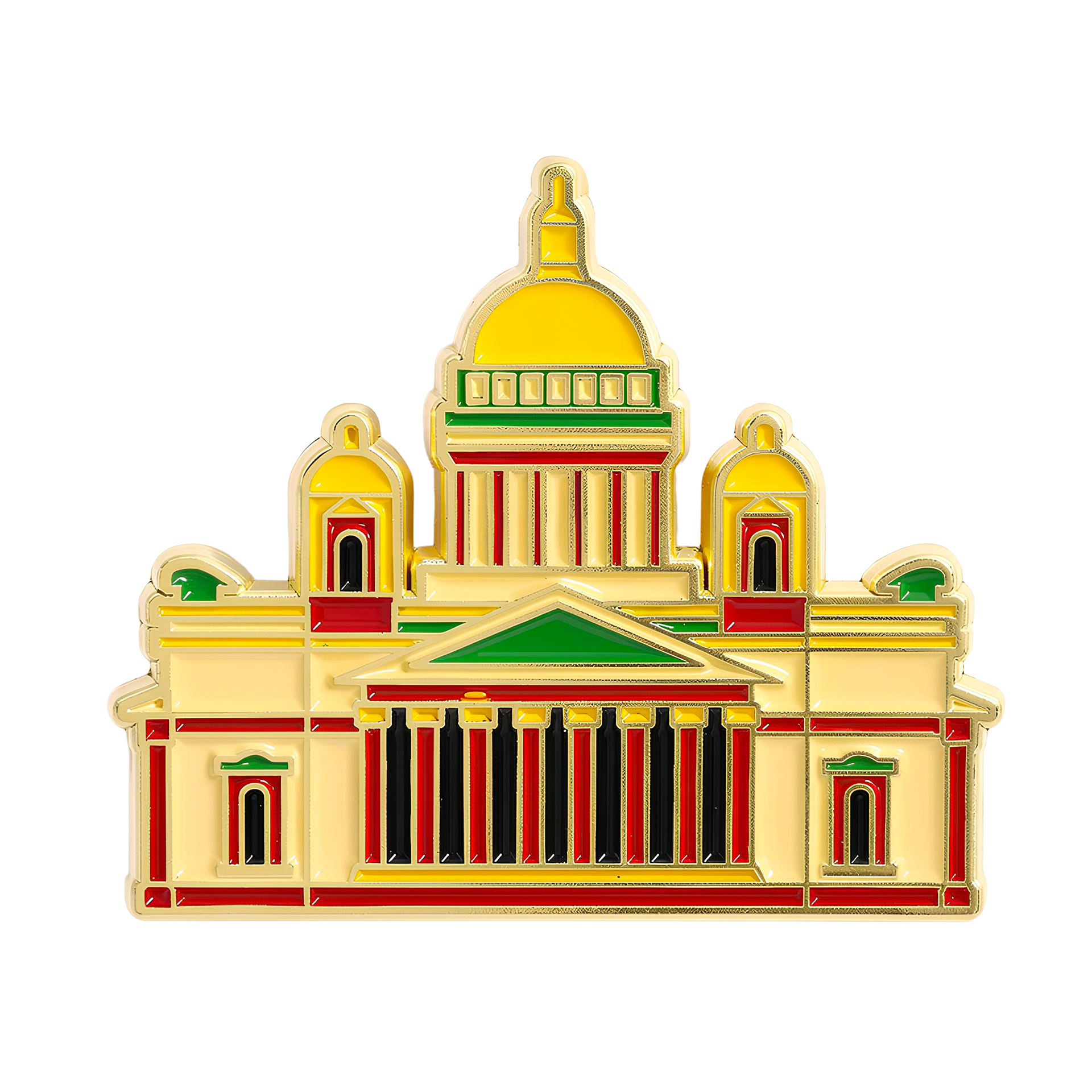 St. Isaac’s Cathedral Saint Petersburg Russia Pin Badge Main image
