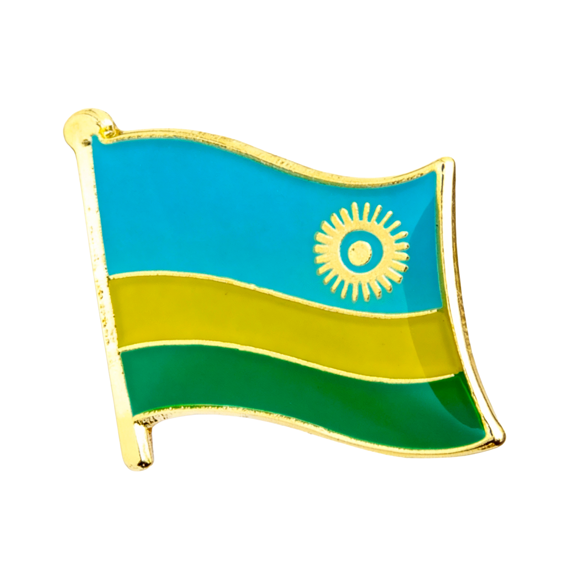 Pin con la bandera de Ruanda Imagen principal del producto