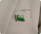 Saudi Arabia Flag Pin Badge