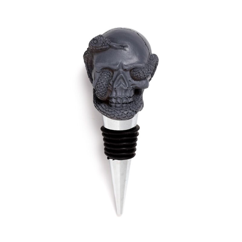Skull Snake Grudge Bottle Stopper Wine