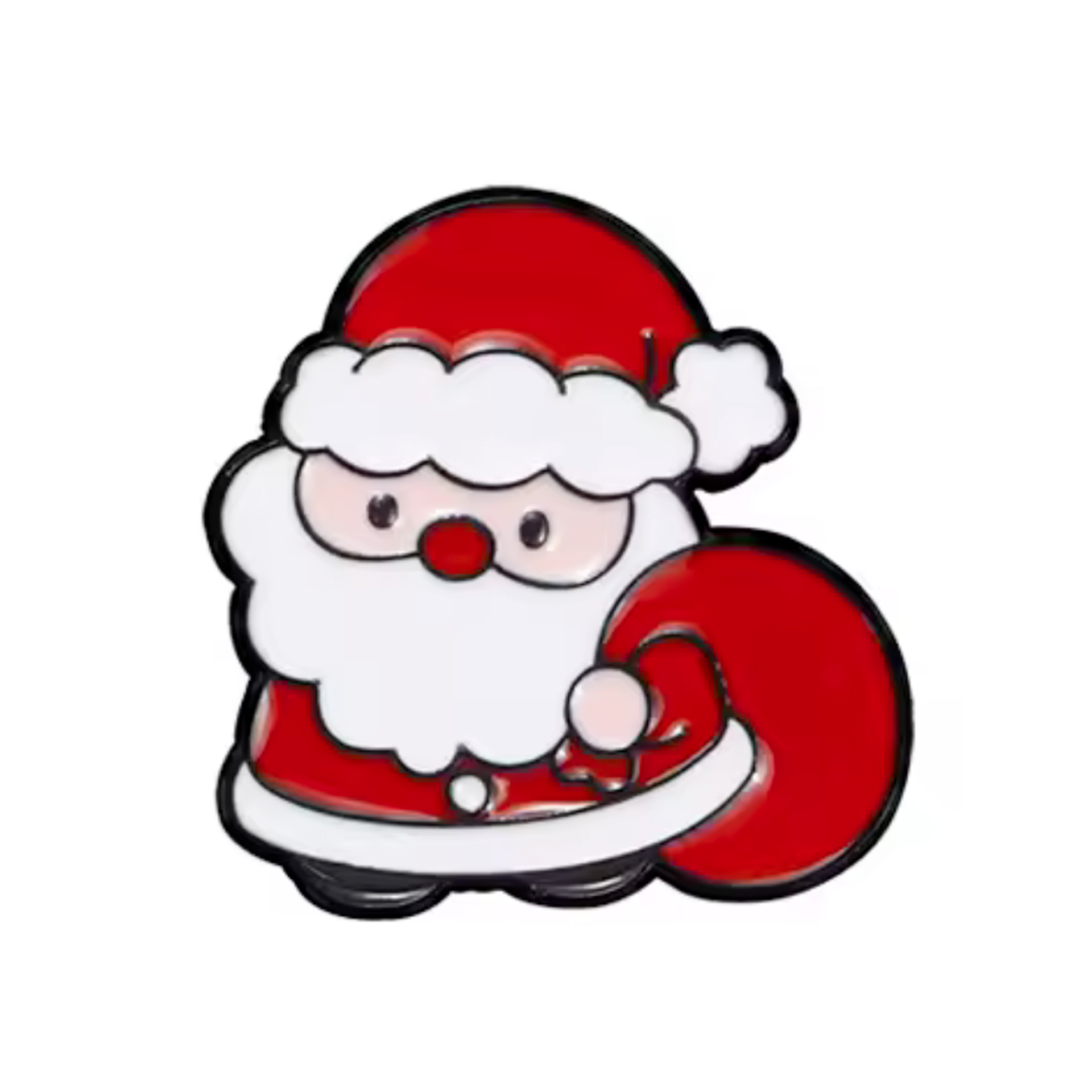 Santa Clause Christmas Xmas Pin Badge