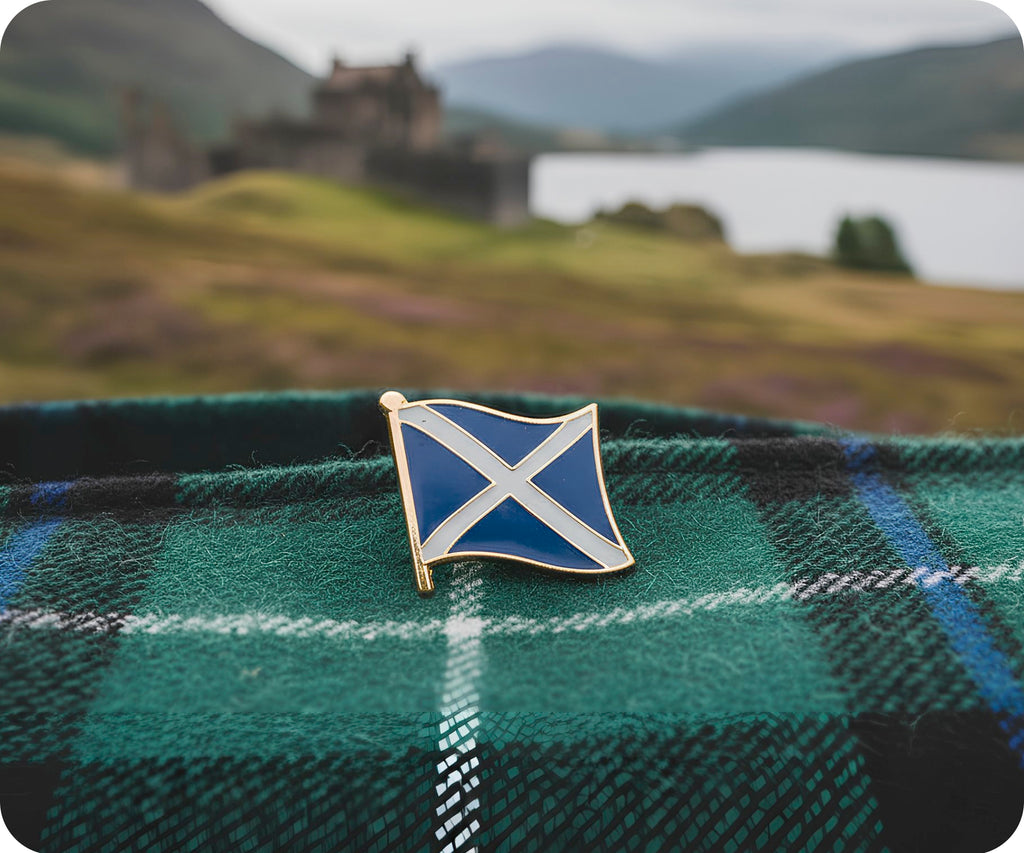 Scotland Saltire Flag Pin Badge