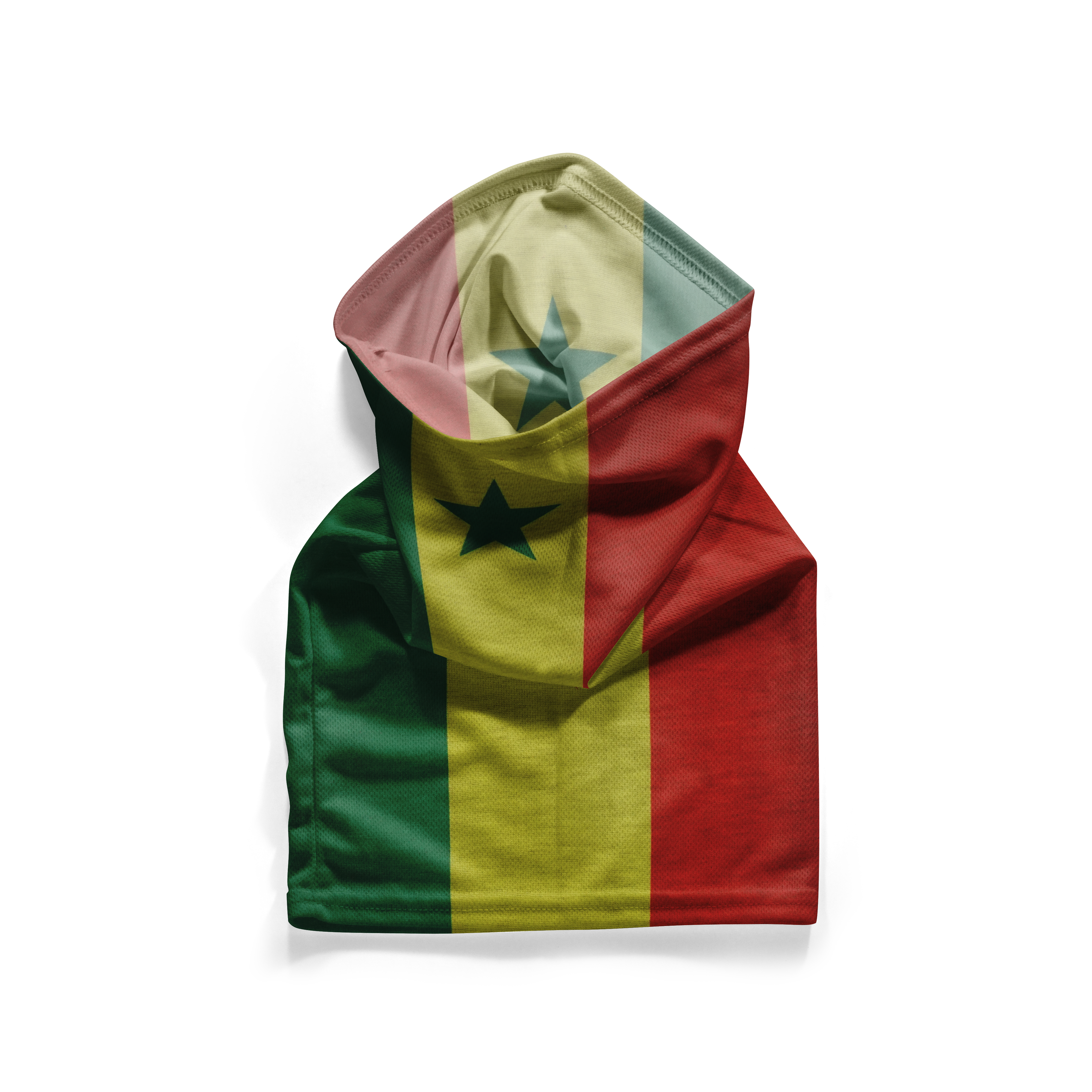 Senegal Flag Snood  – Breathable Mask Neck Gaiter Face Covering