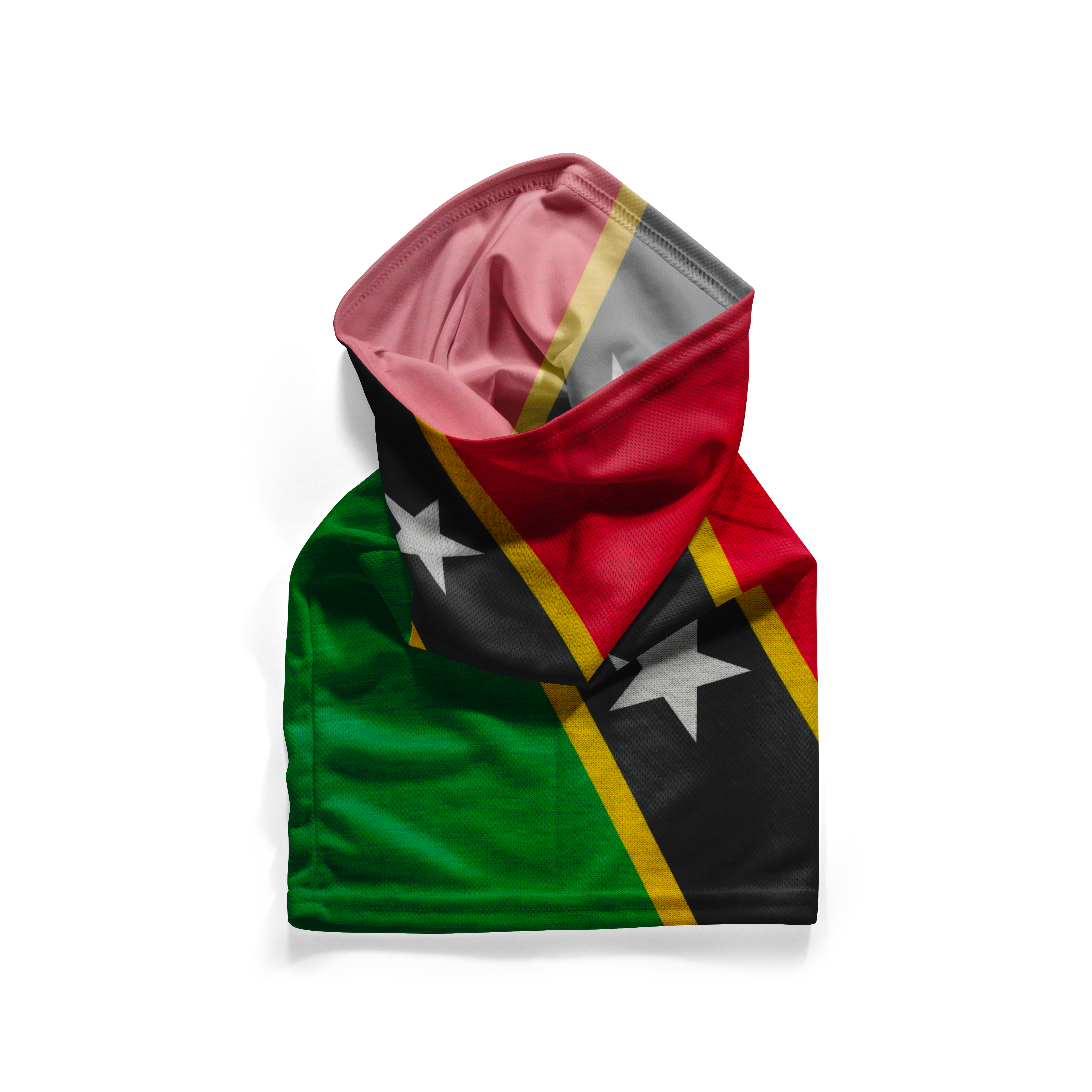 Saint Kitts and Nevis Flag Snood – Breathable Mask Neck Gaiter Face Covering