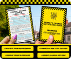 Official Looking Novelty Joke Prank Funny Parking Ticket