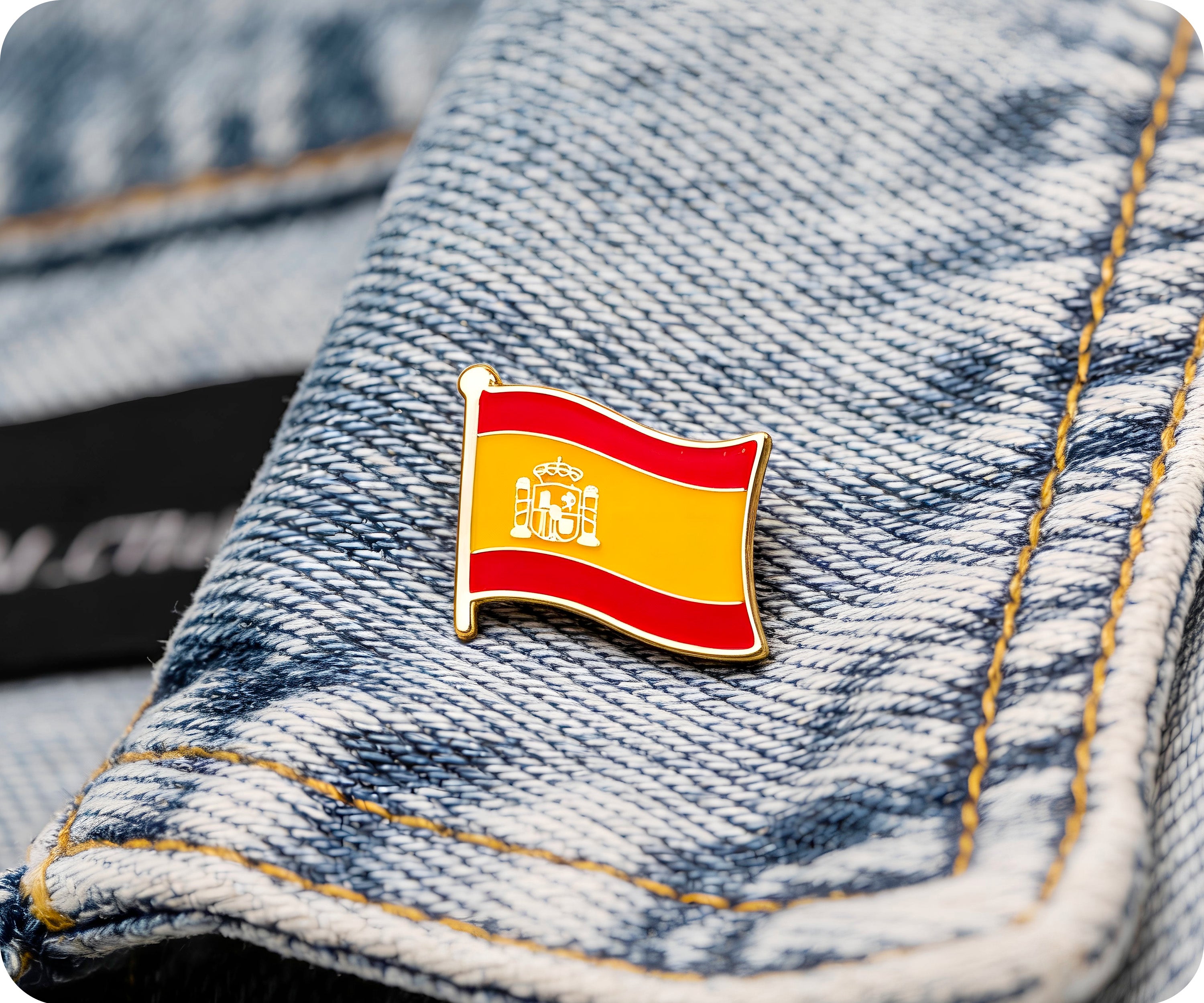 Spain Flag Pin Badge