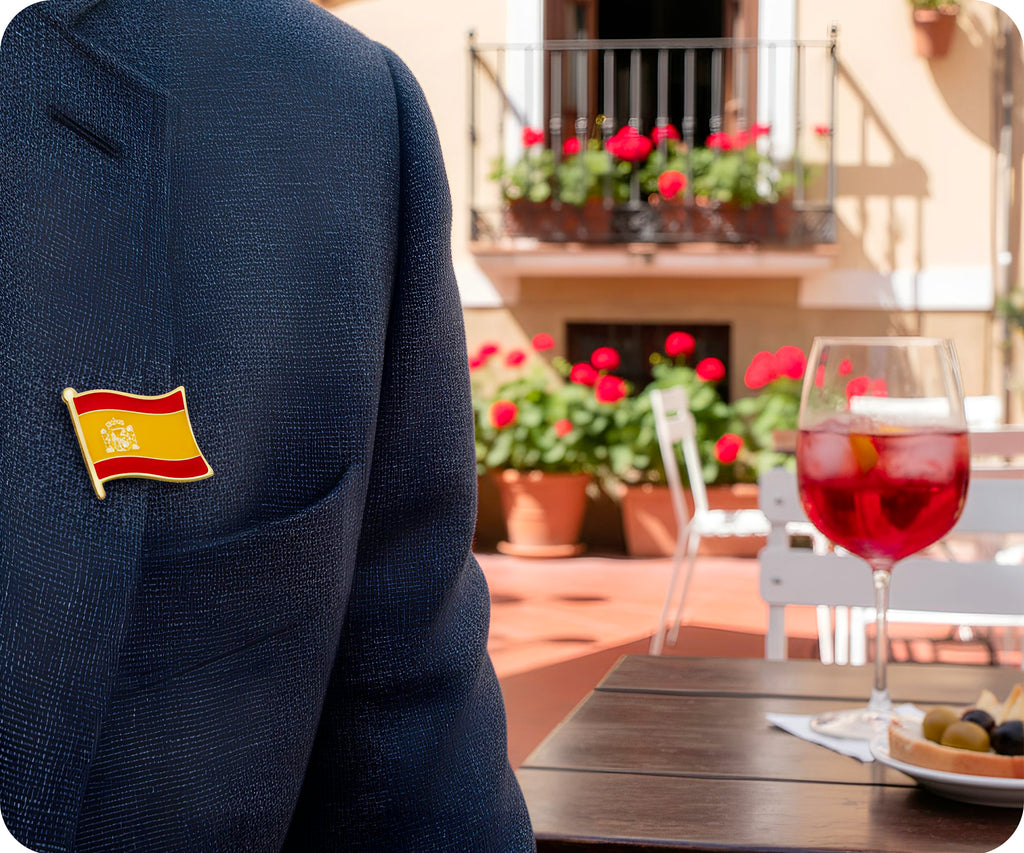 Spain Flag Pin Badge