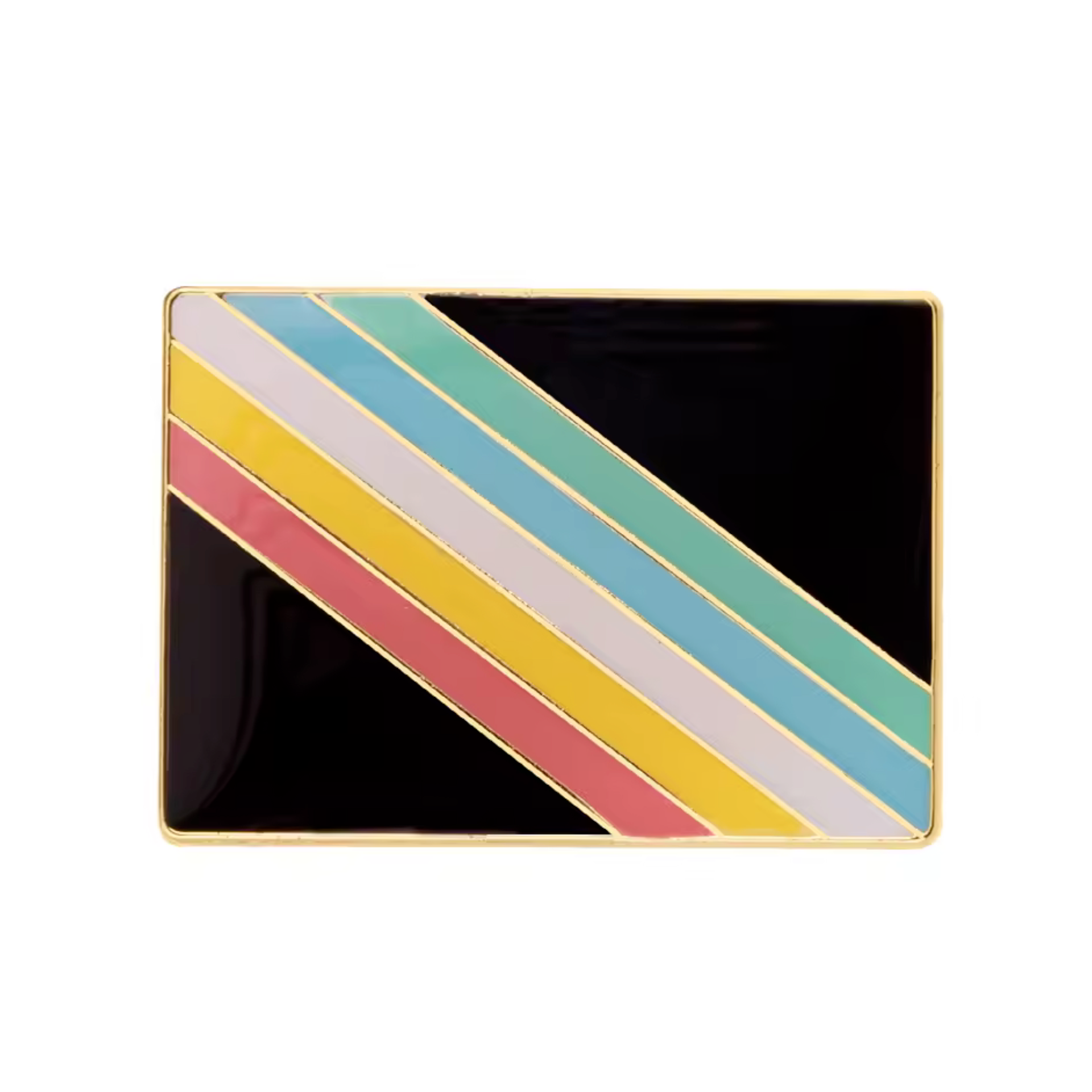 Straight Ally Retro Pride Pin Badge