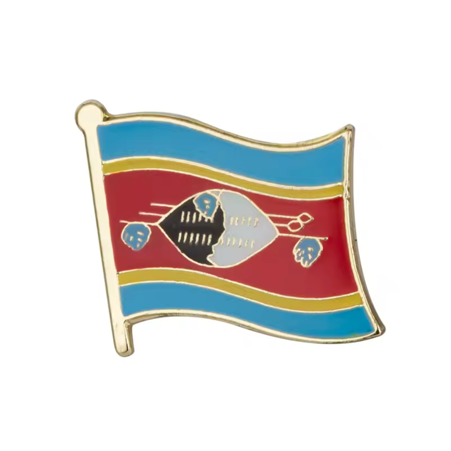 Swaziland Flag Pin Badge