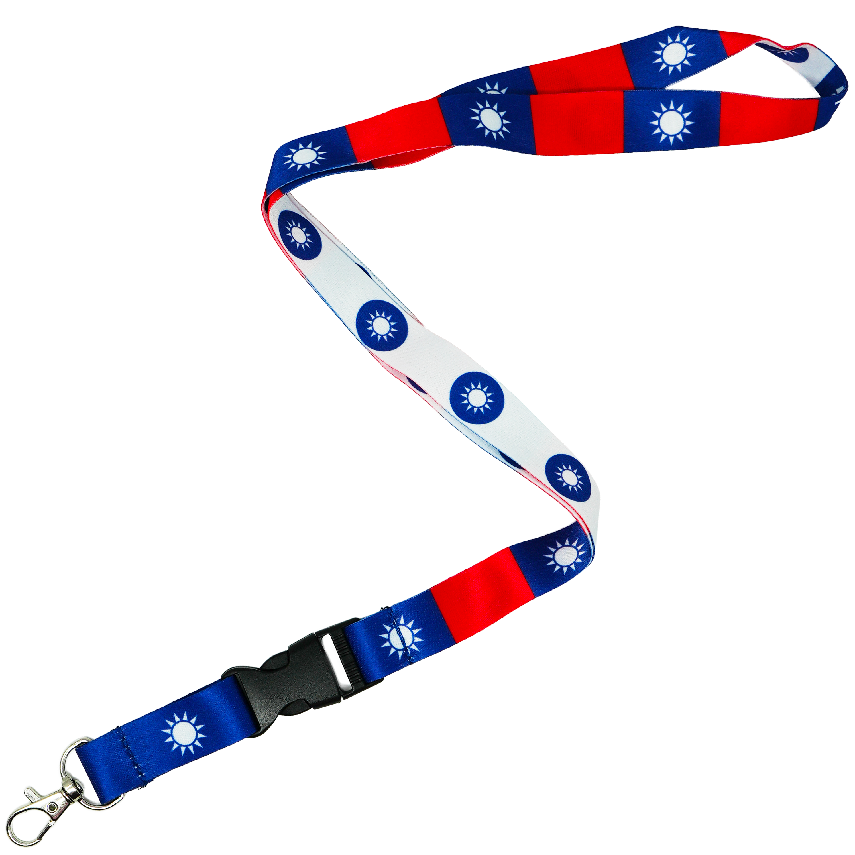 Taiwan Republic of China Flag Lanyard