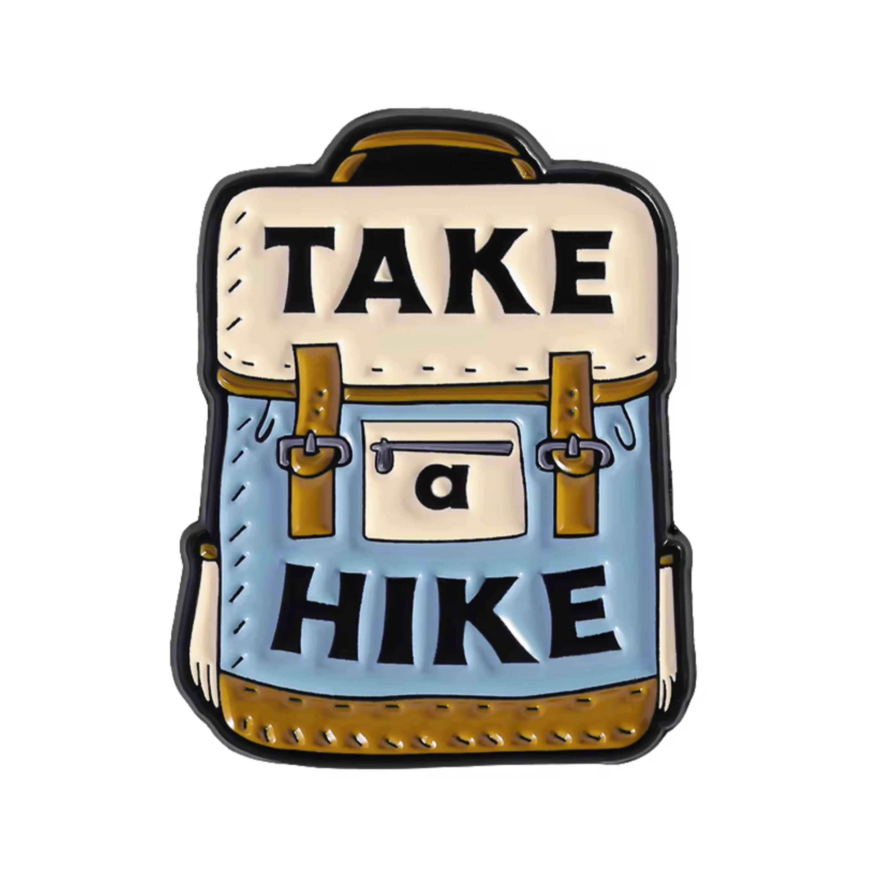 Take A Hike Travel Pin Badge