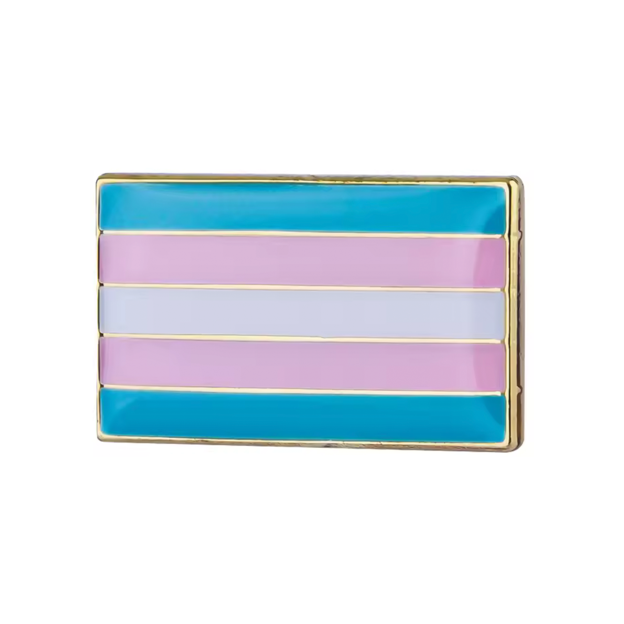 Transgender Rectangle Pride Small Pin Badge