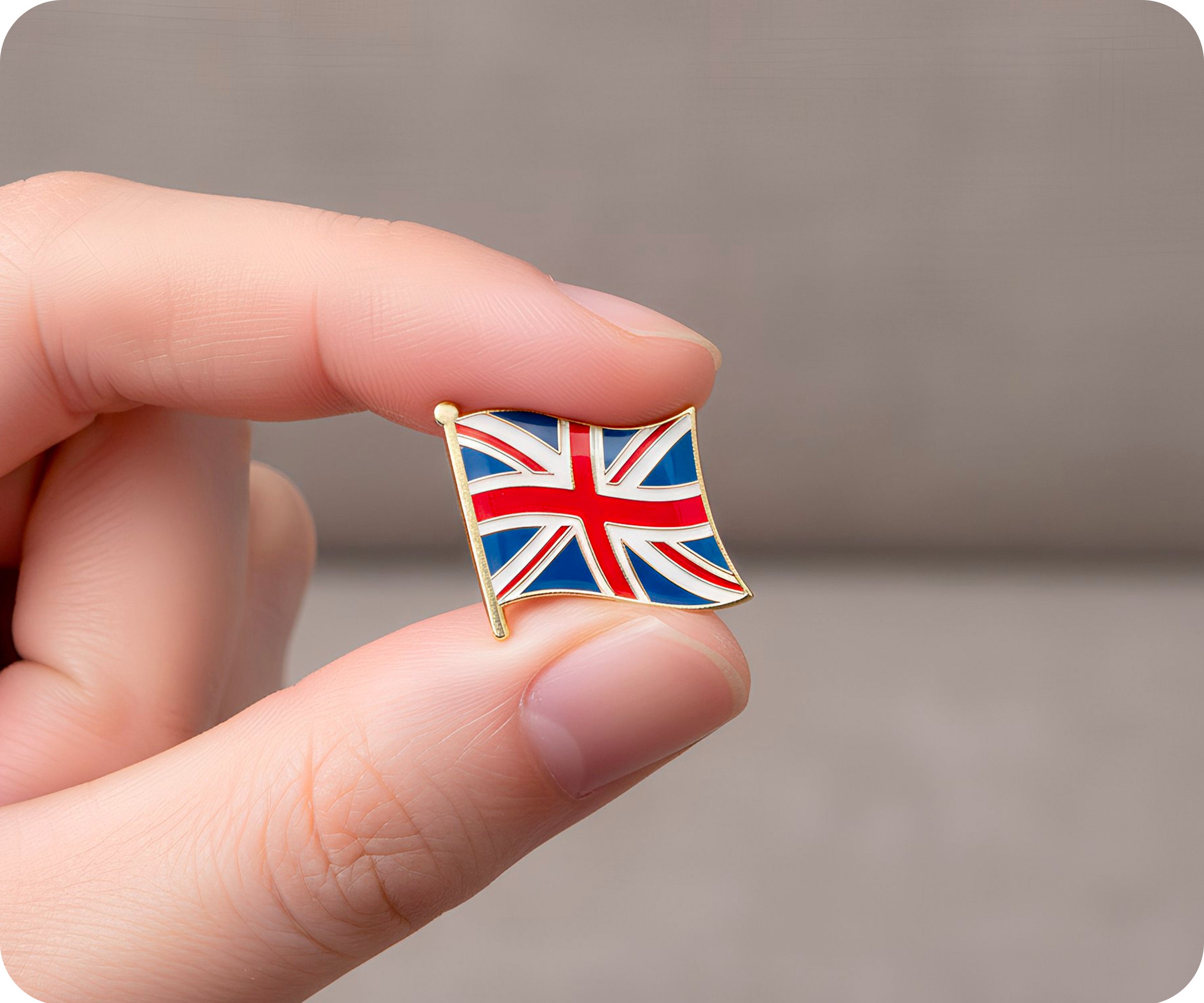 United Kingdom Union Jack Flag Pin Badge