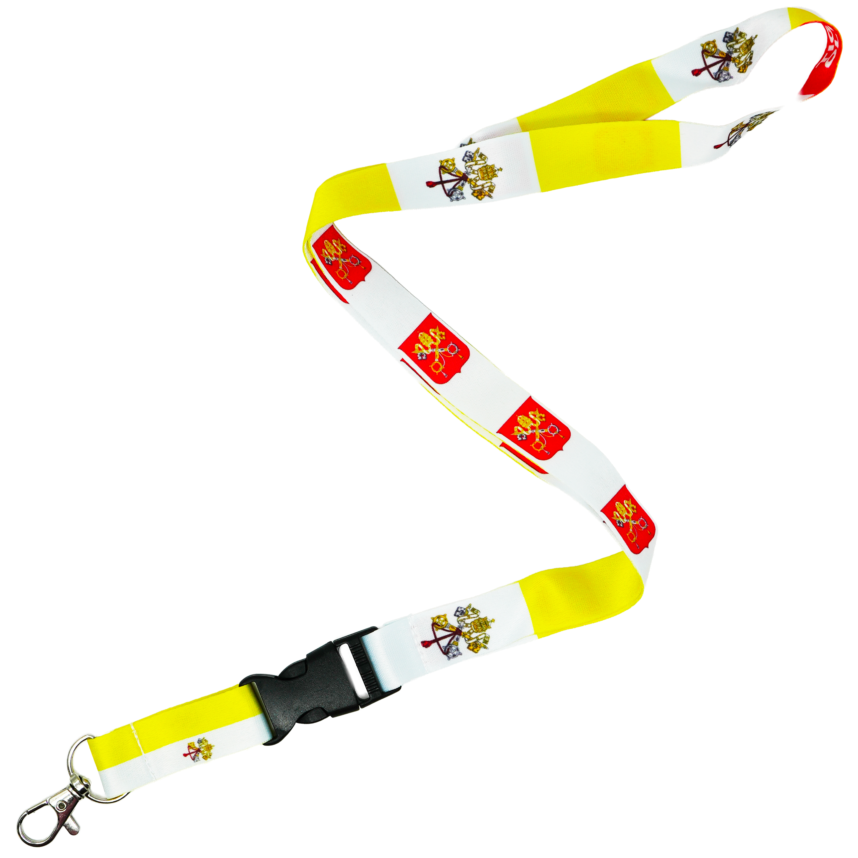Vatican City Papal State Flag Lanyard