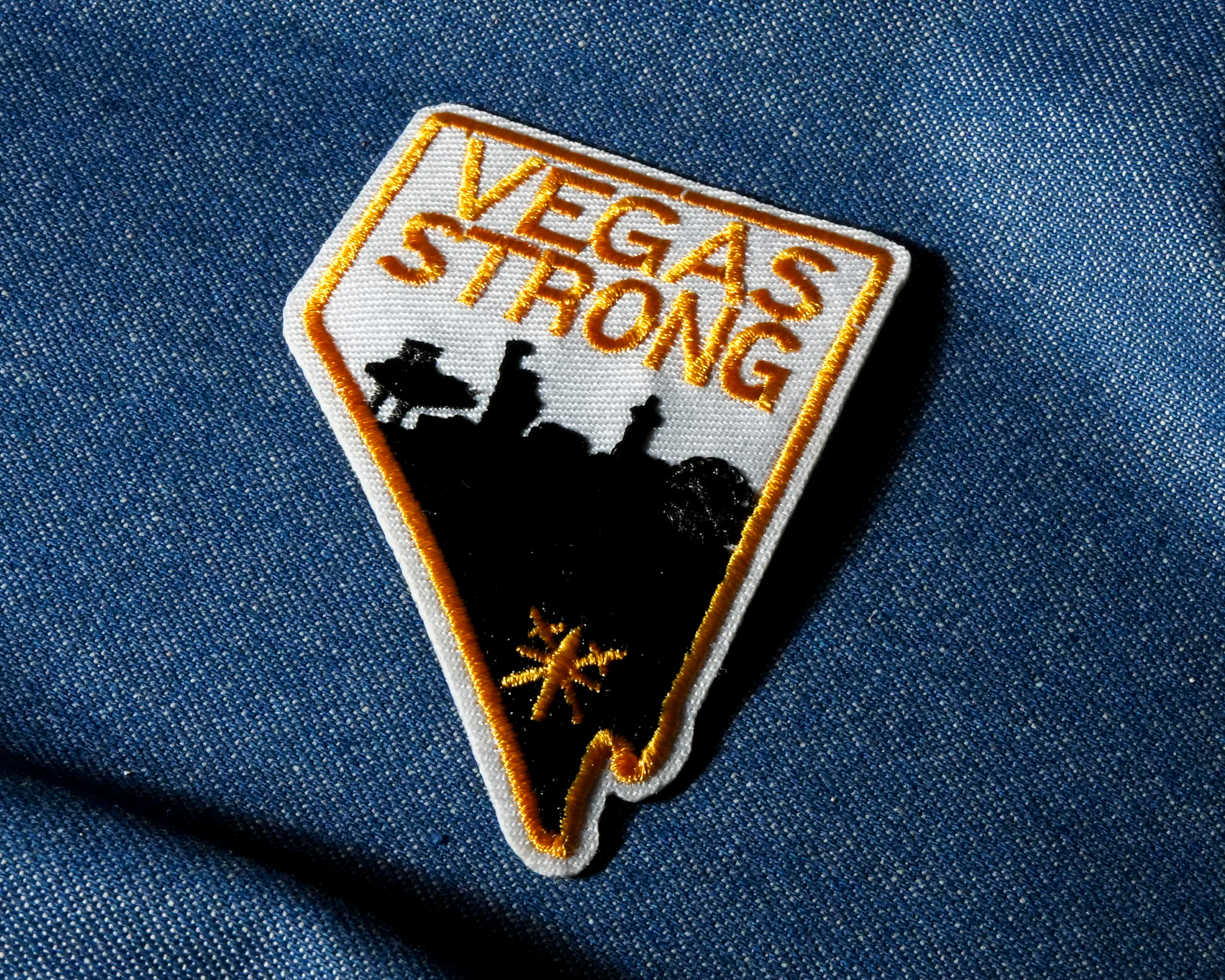 Vegas Strong America Patch Iron On (8x 5cm)