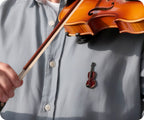 Violin Pin Badge