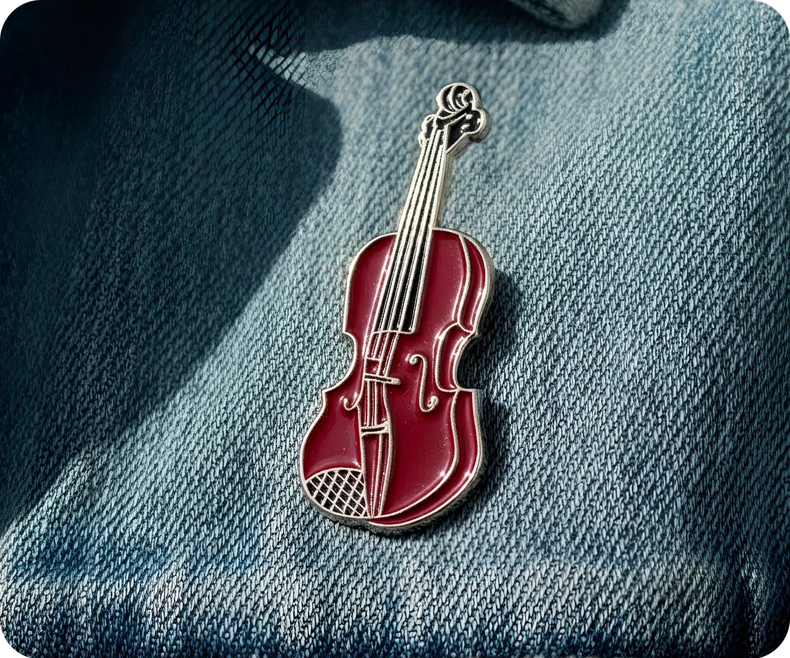 Violin Pin Badge Secondary image