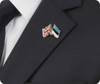 United Kingdom & Estonia Friendship Pin Badge