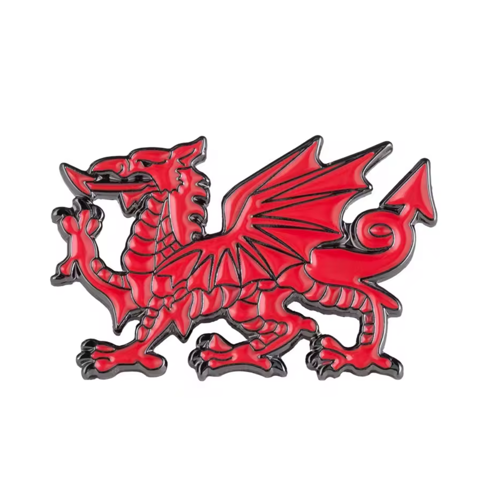 Y Ddraig Goch Welsh Wales Red Dragon Pin Badge