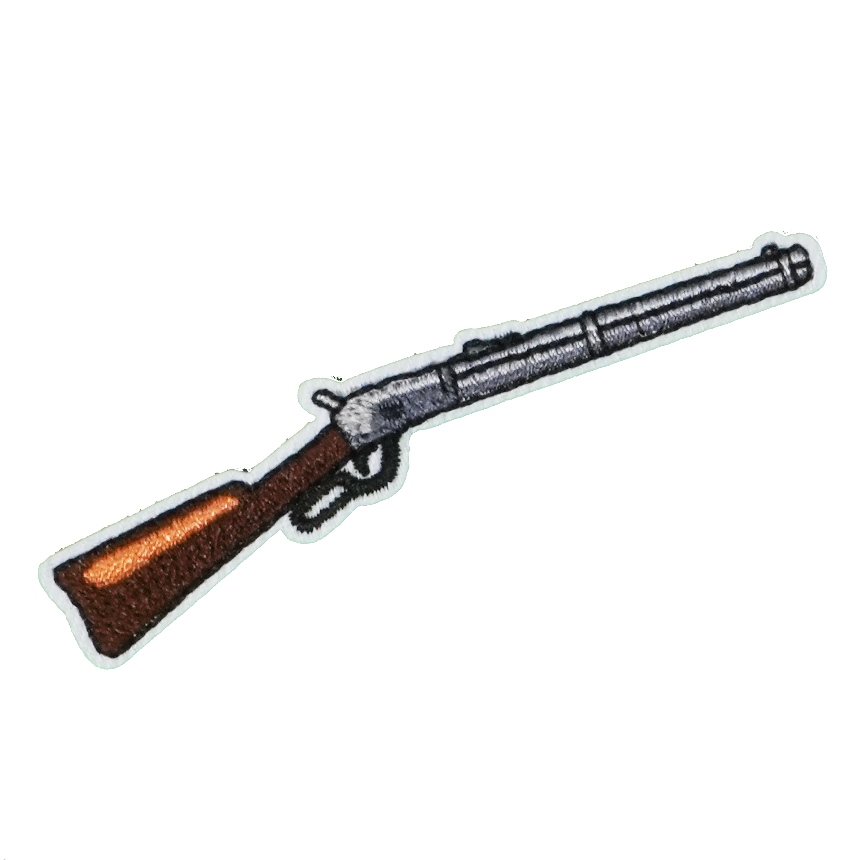 Shotgun Winchester Wild West Patch Iron On (8 x 2cm)