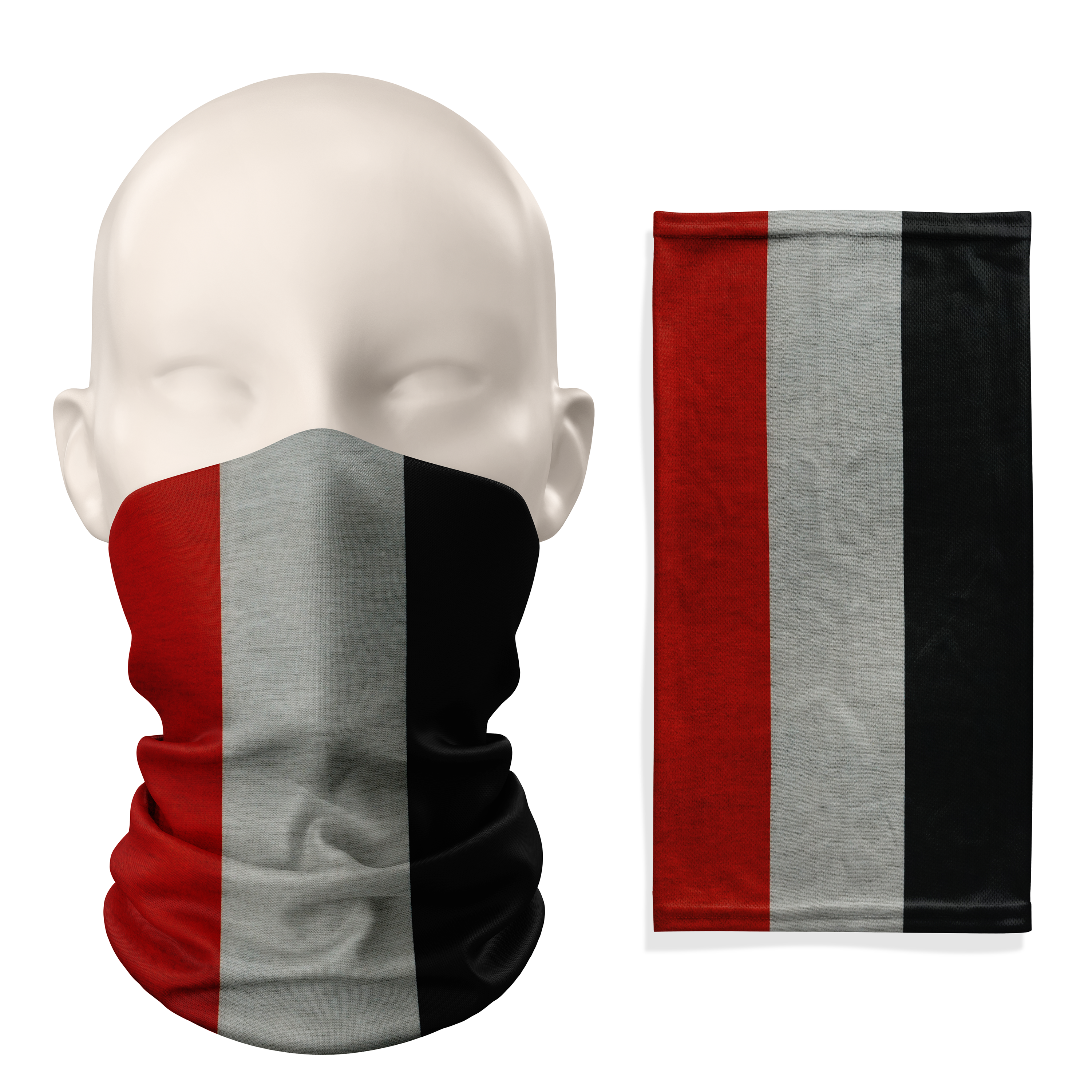 Yemen Flag Snood – Breathable Mask Neck Gaiter Face Covering