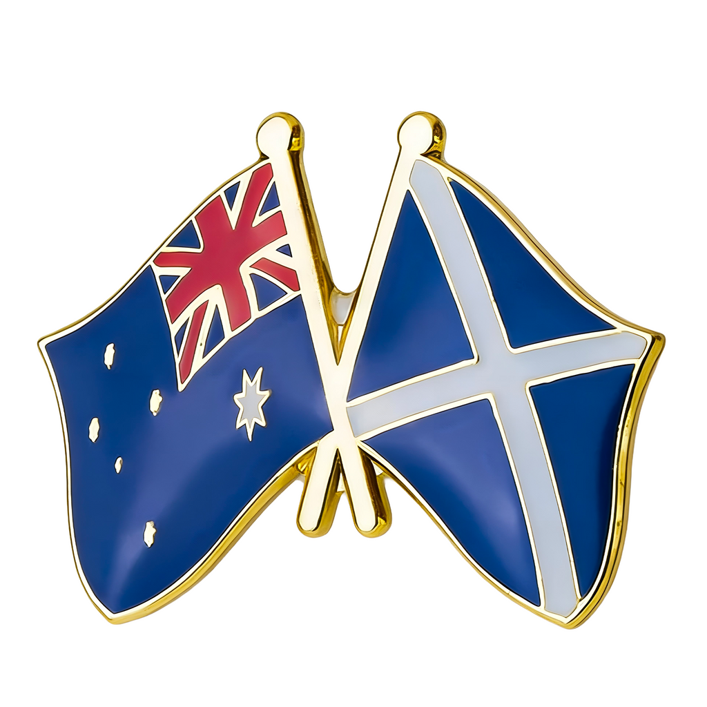 Australia & Scotland Friendship Pin Badge