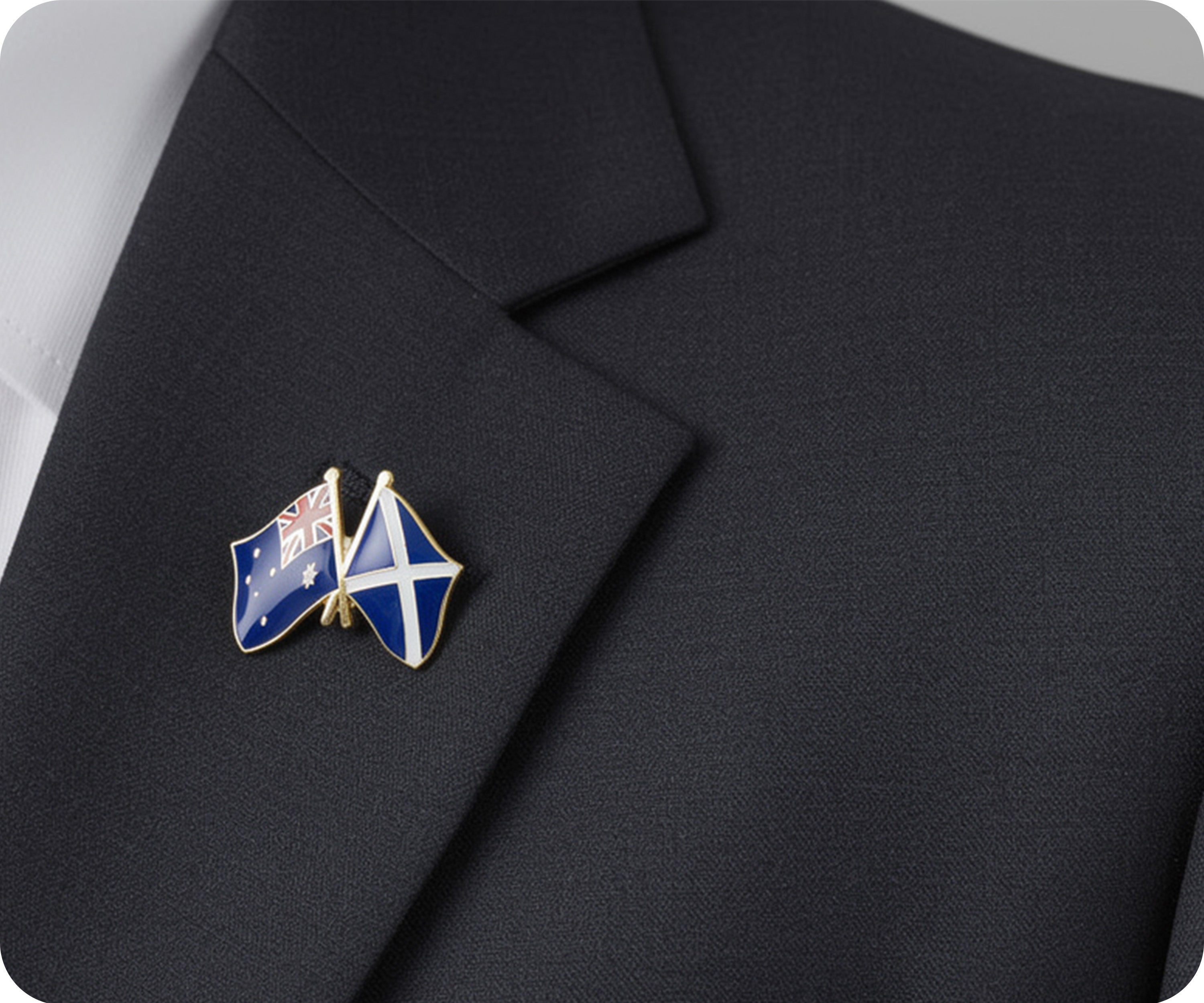 Australia & Scotland Friendship Pin Badge