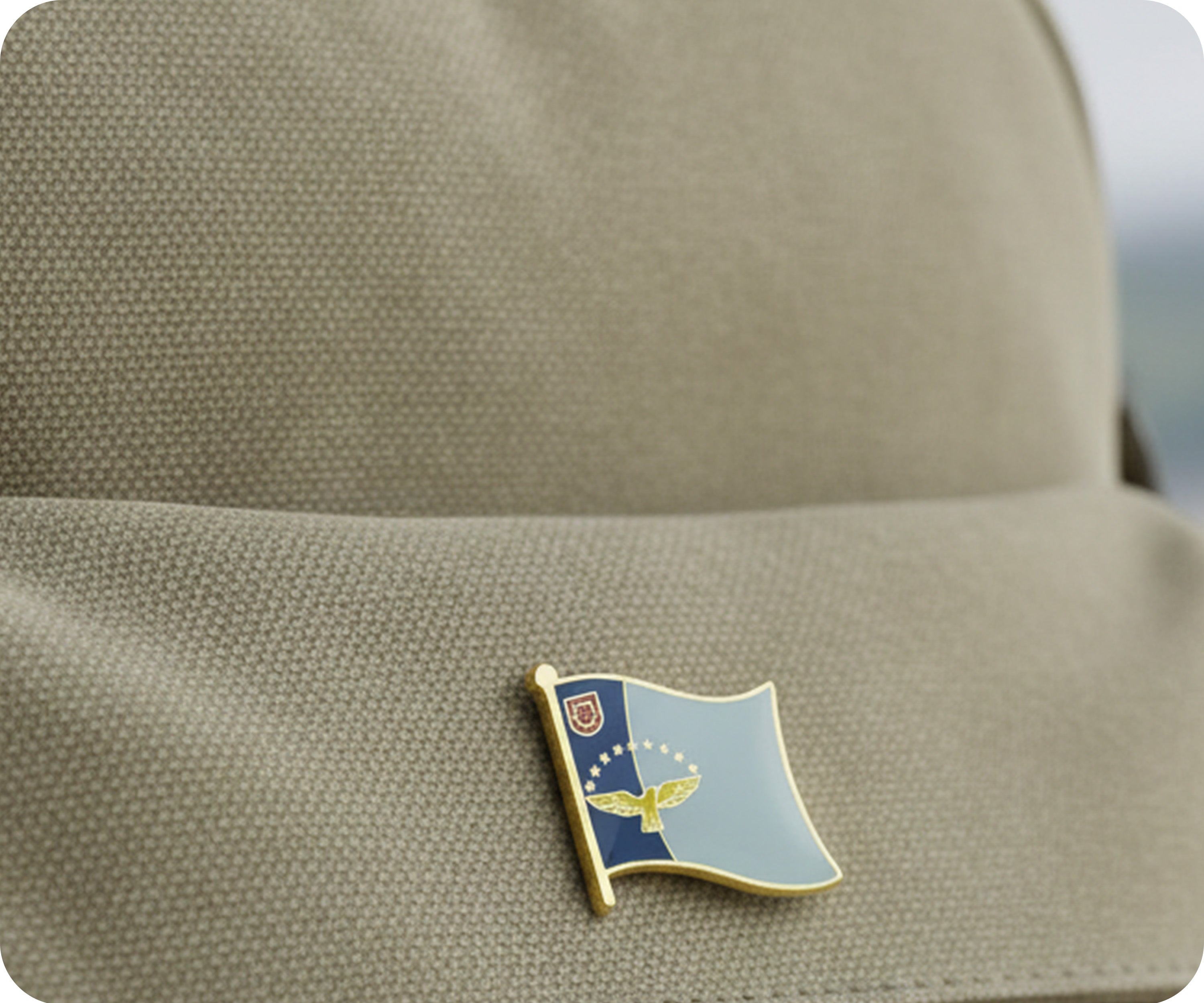 Azores Flag Pin Badge