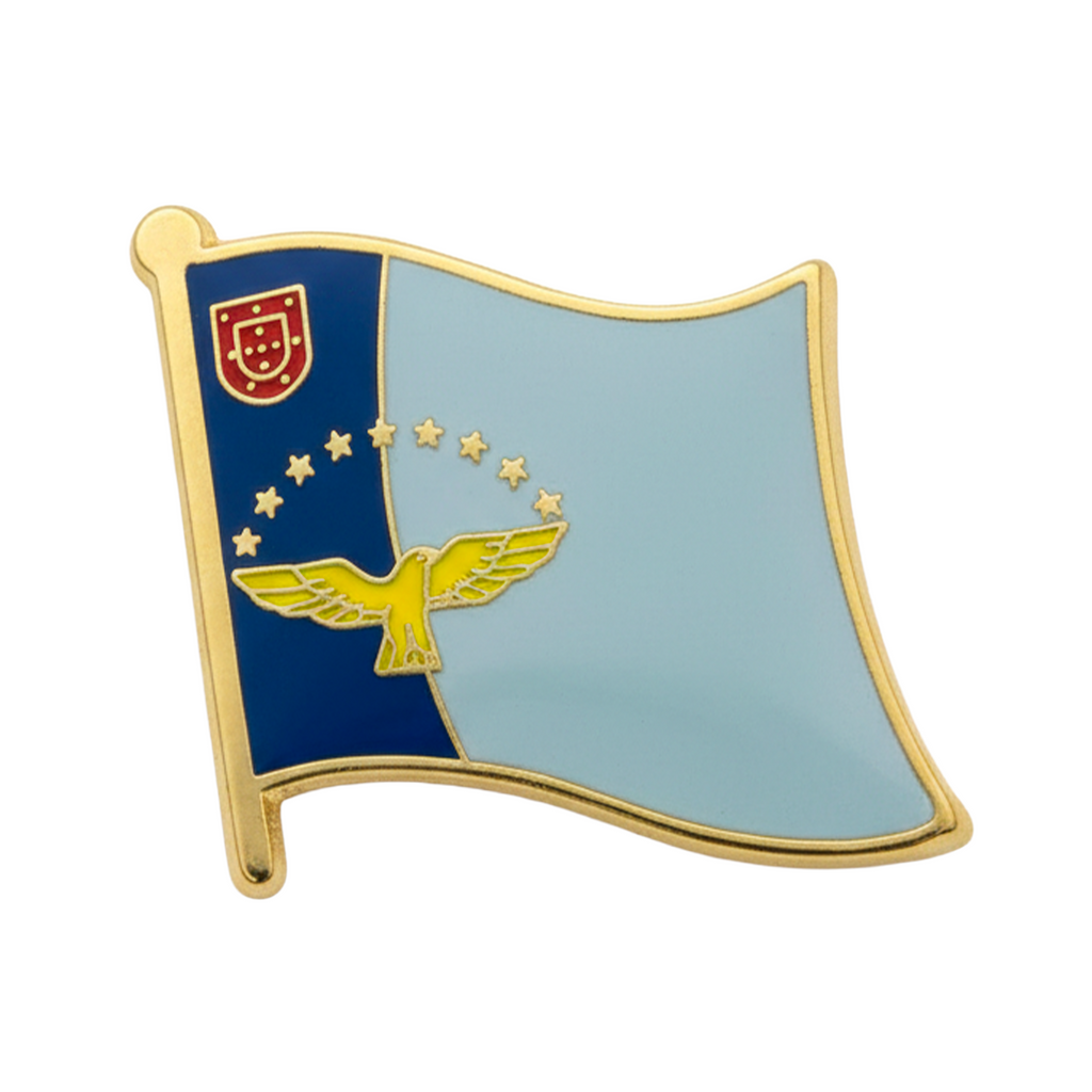 Azores Flag Pin Badge