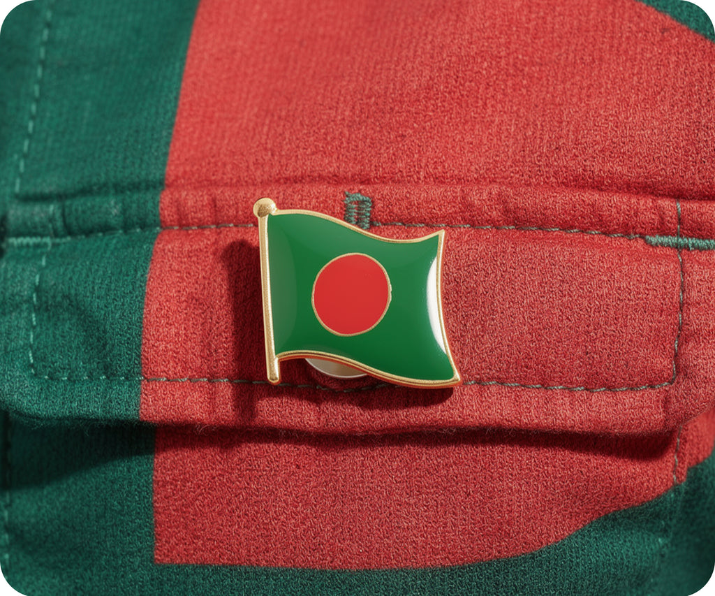 Bangladesh Flag Pin Badge