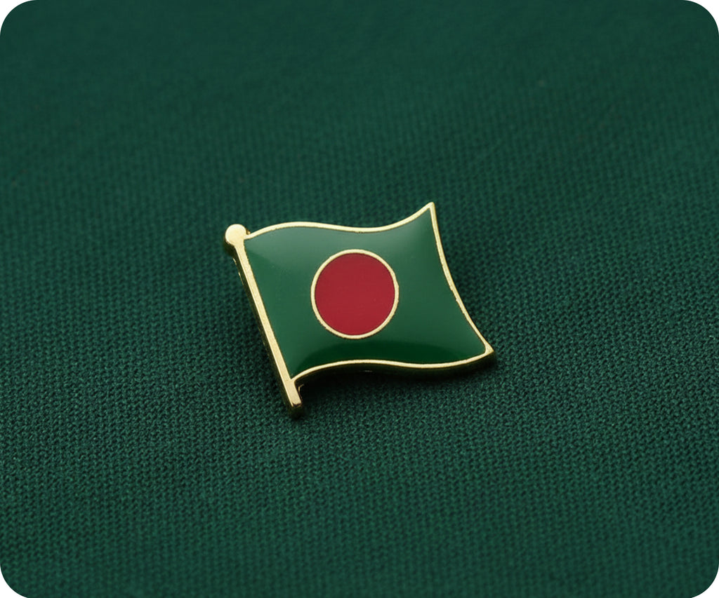 Bangladesh Flag Pin Badge