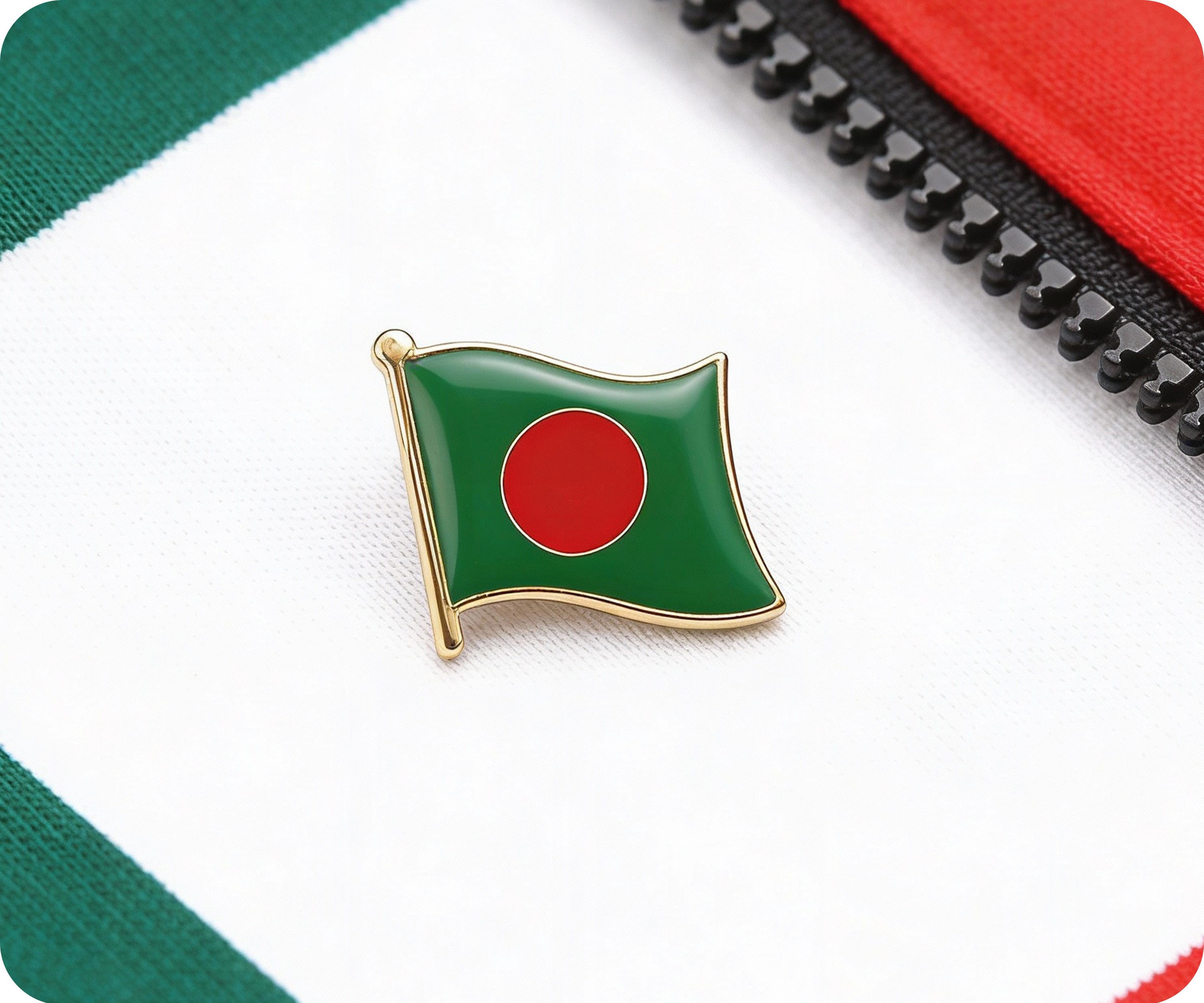 Bangladesh Flag Pin Badge