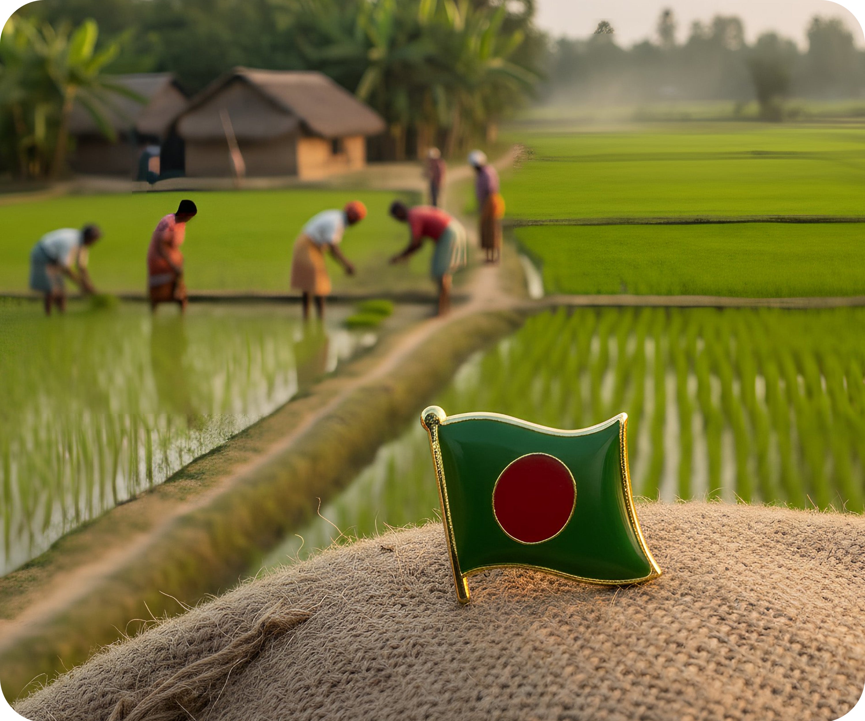Bangladesh Flag Pin Badge