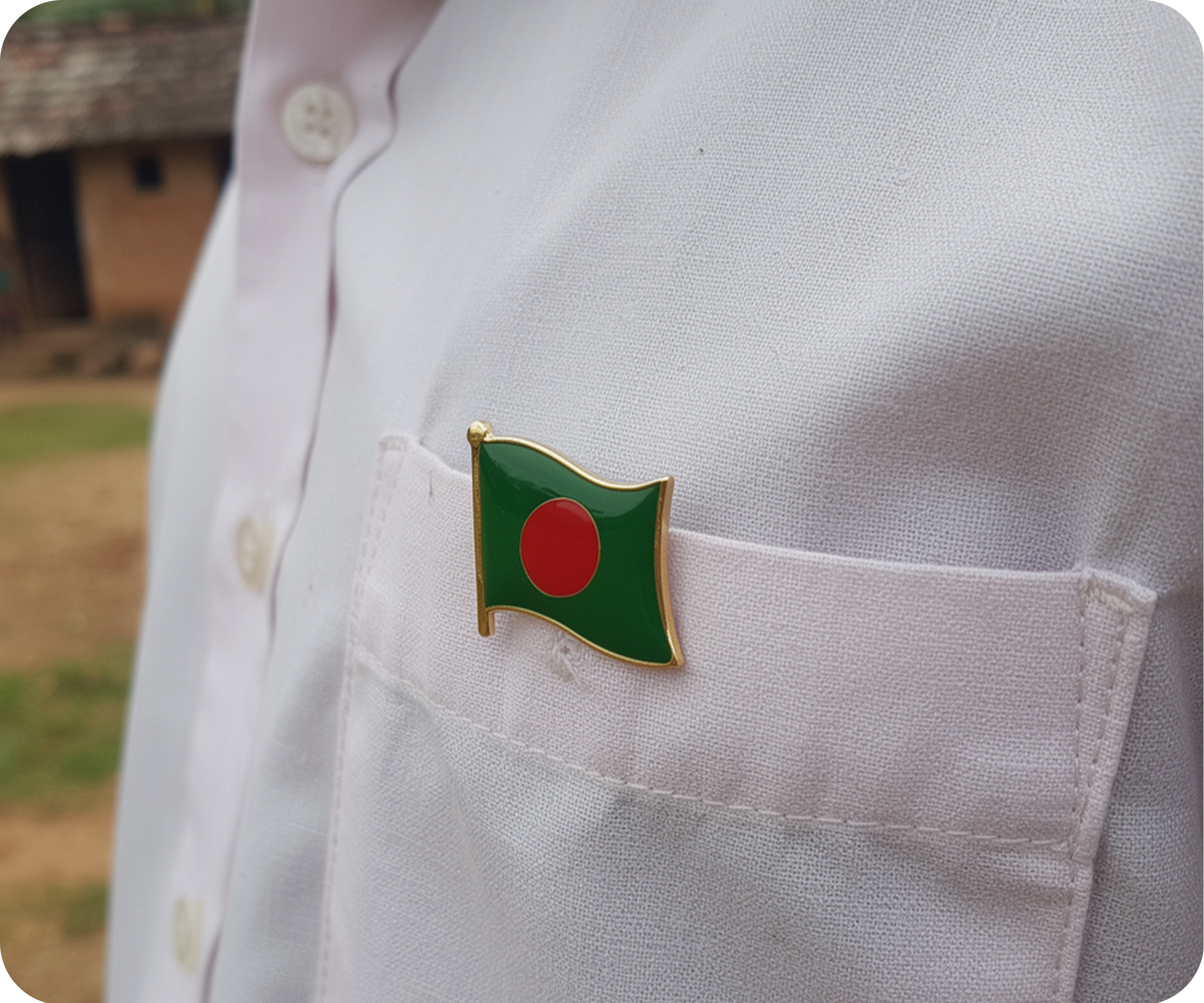 Bangladesh Flag Pin Badge