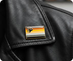 Bear Pride Rectangle Pin Badge