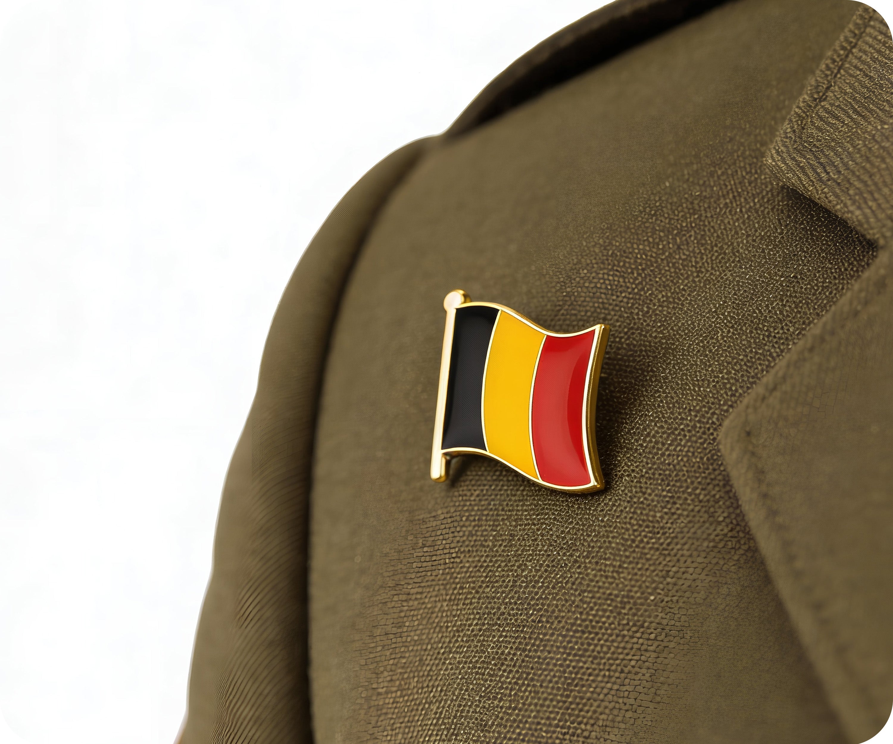 Belgium Flag Pin Badge