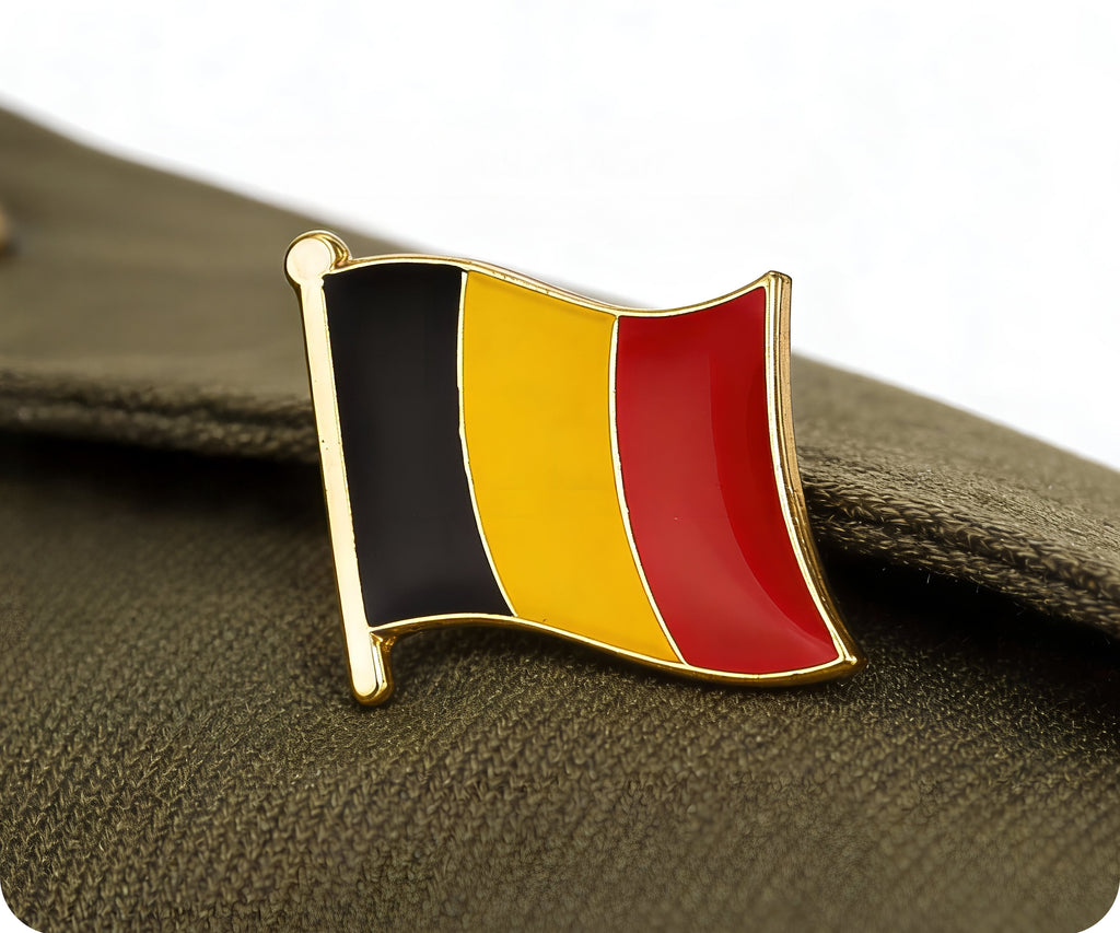 Belgium Flag Pin Badge