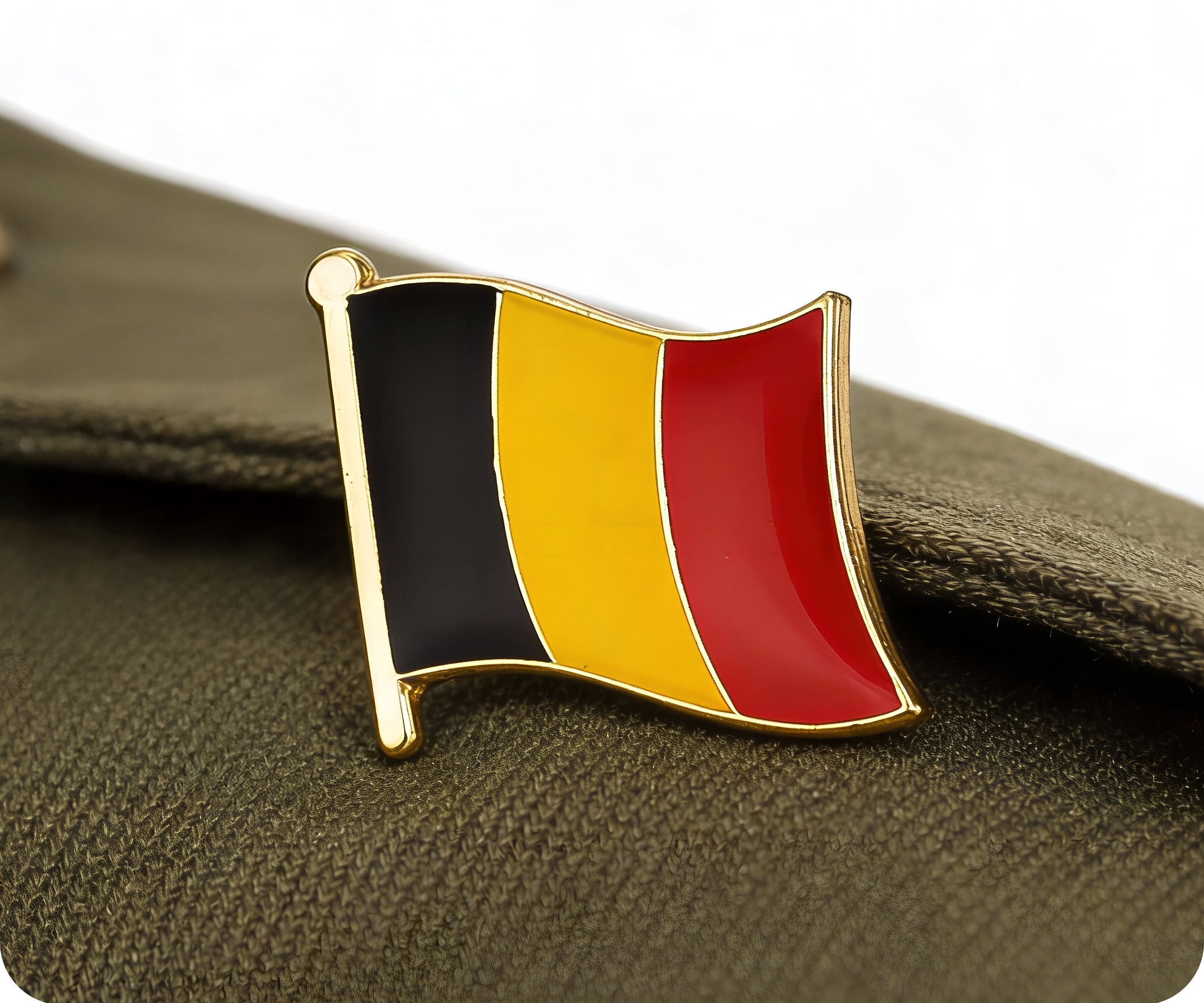 Belgium Flag Pin Badge