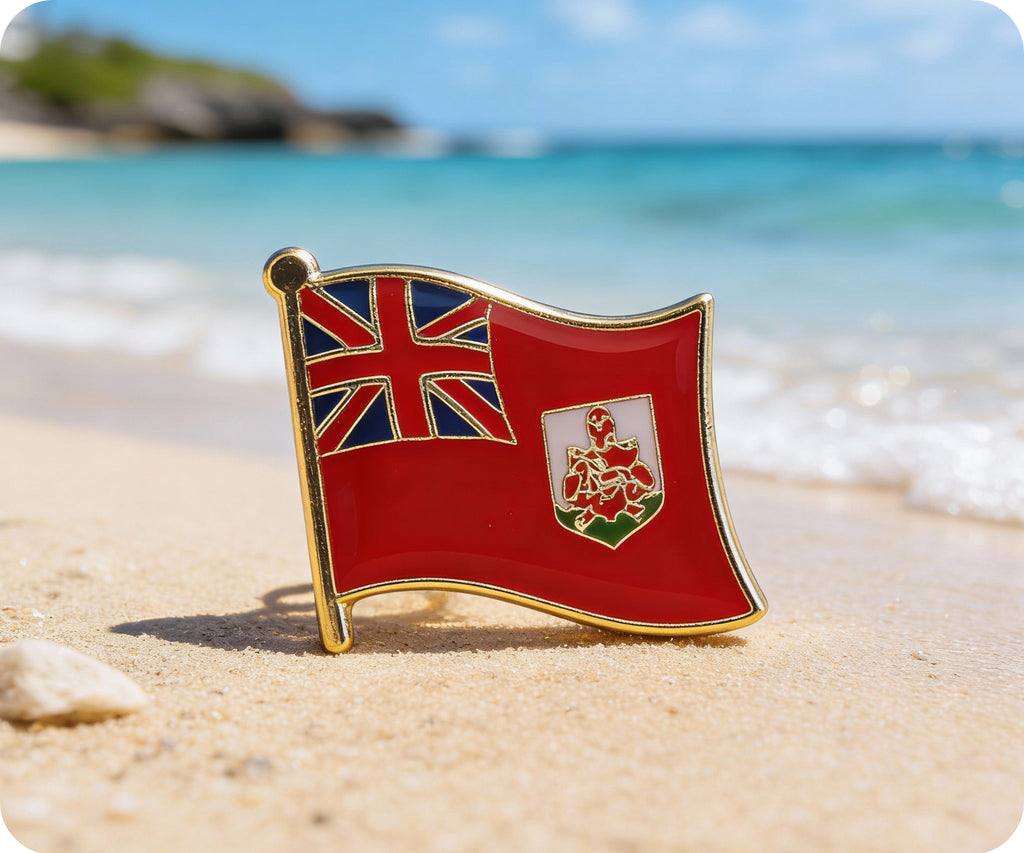 Bermuda Flag Pin Badge