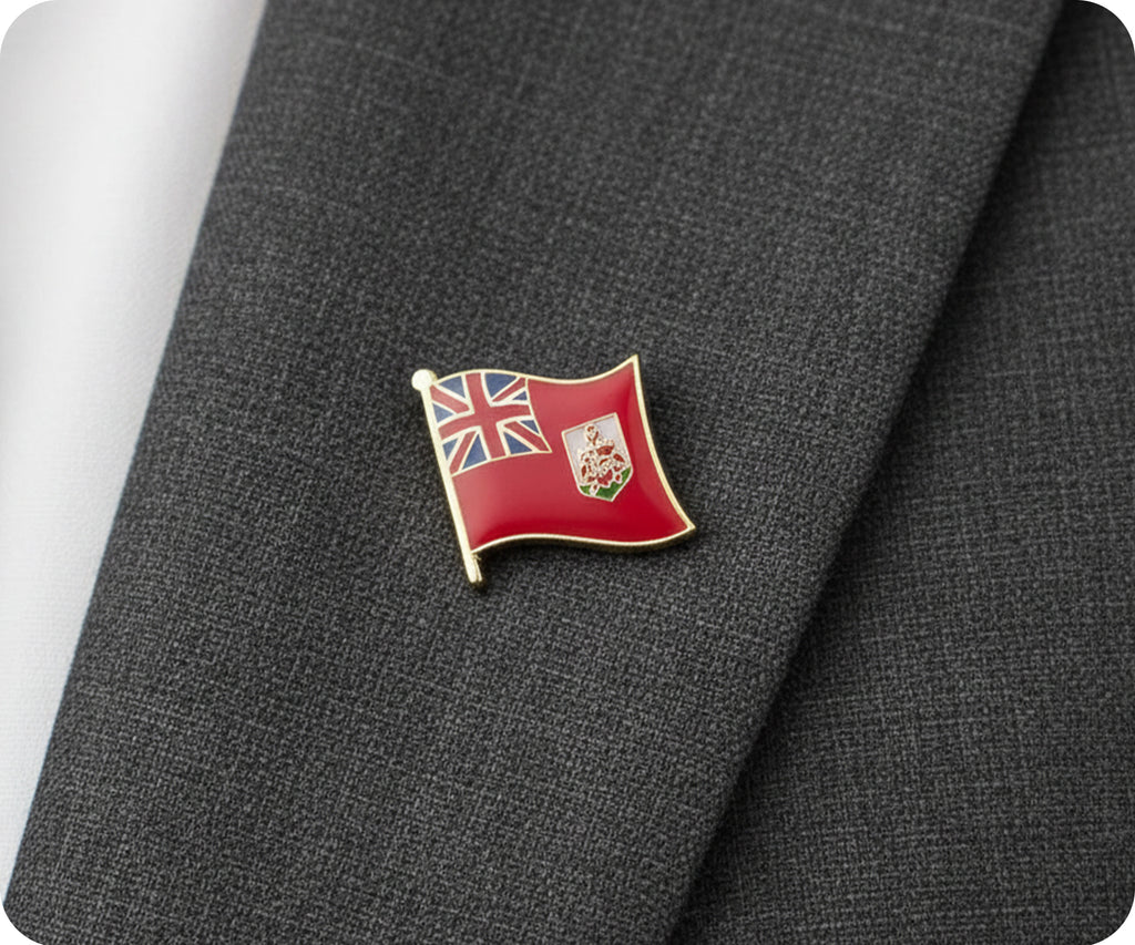 Bermuda Flag Pin Badge