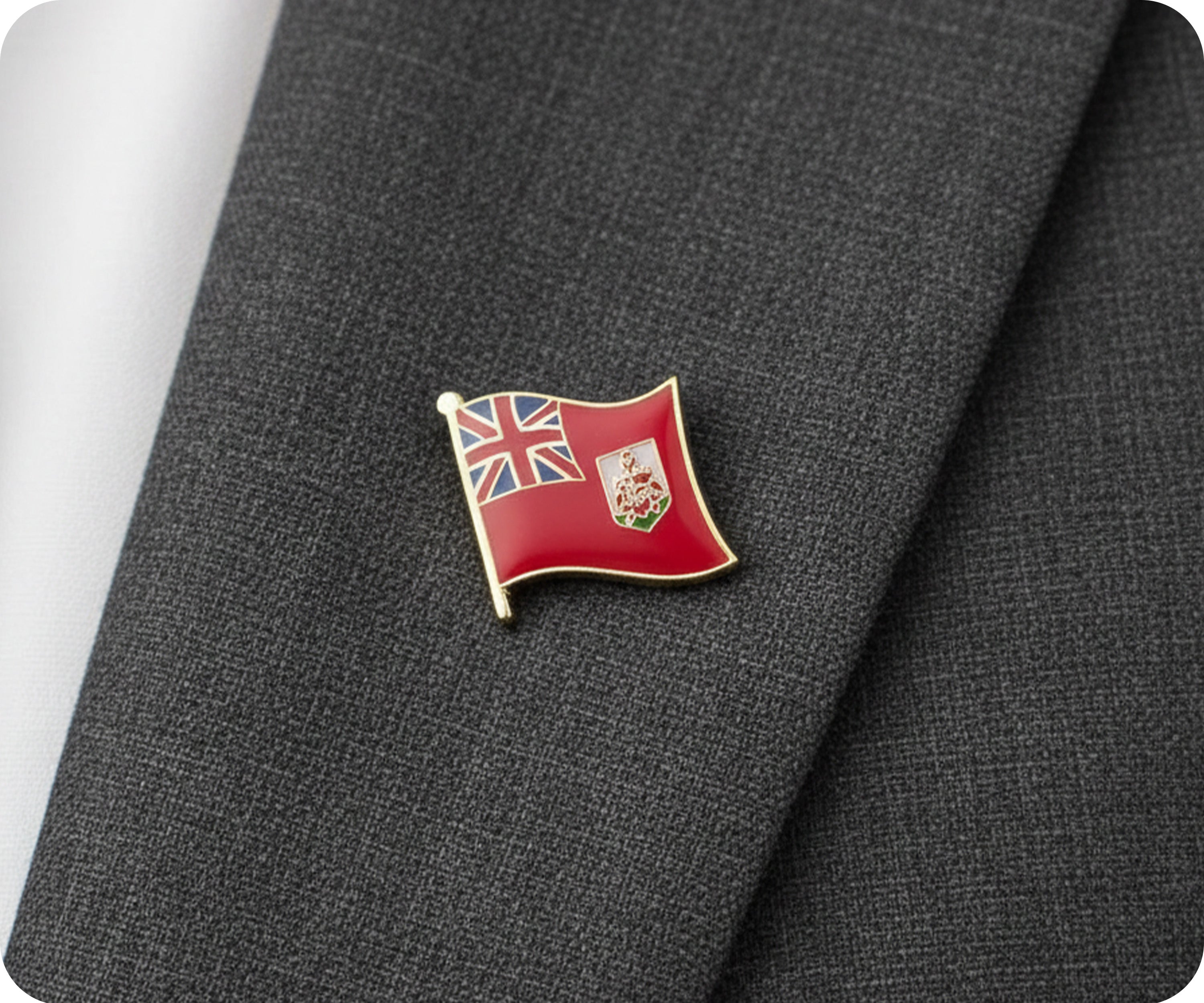 Bermuda Flag Pin Badge