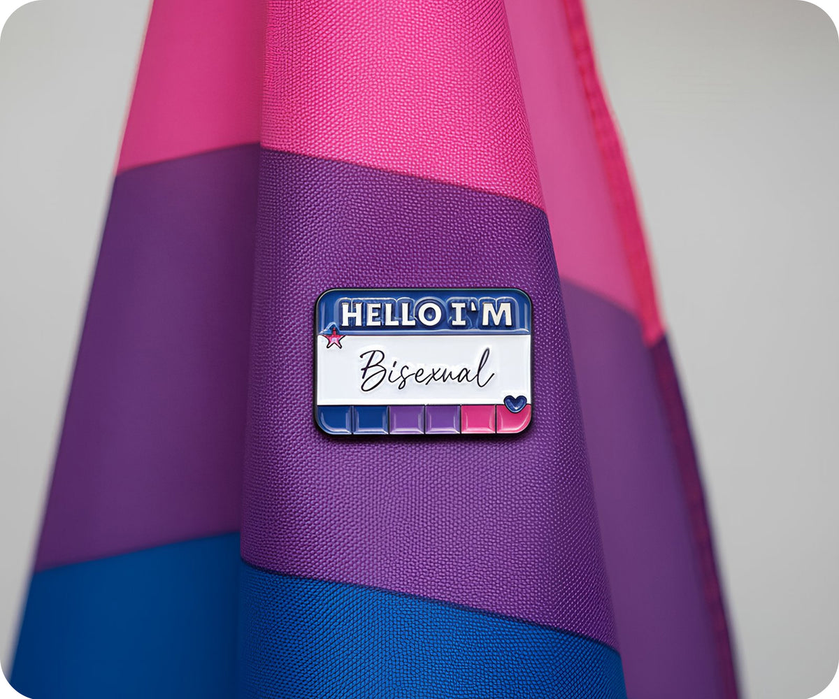 Hello I'm Bisexual Pin Badge – Tigoli