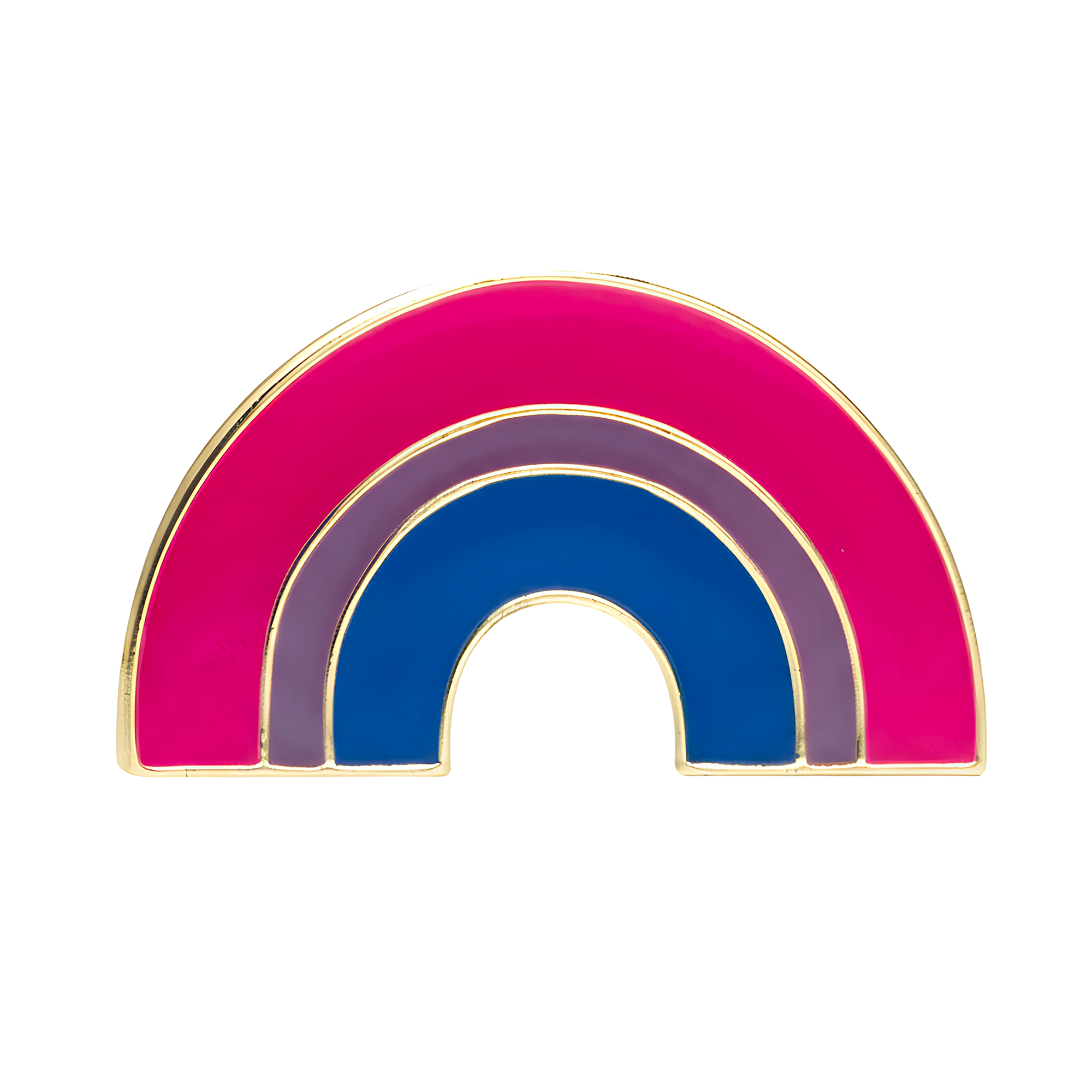 Bisexual Rainbow Flag Pin Badge