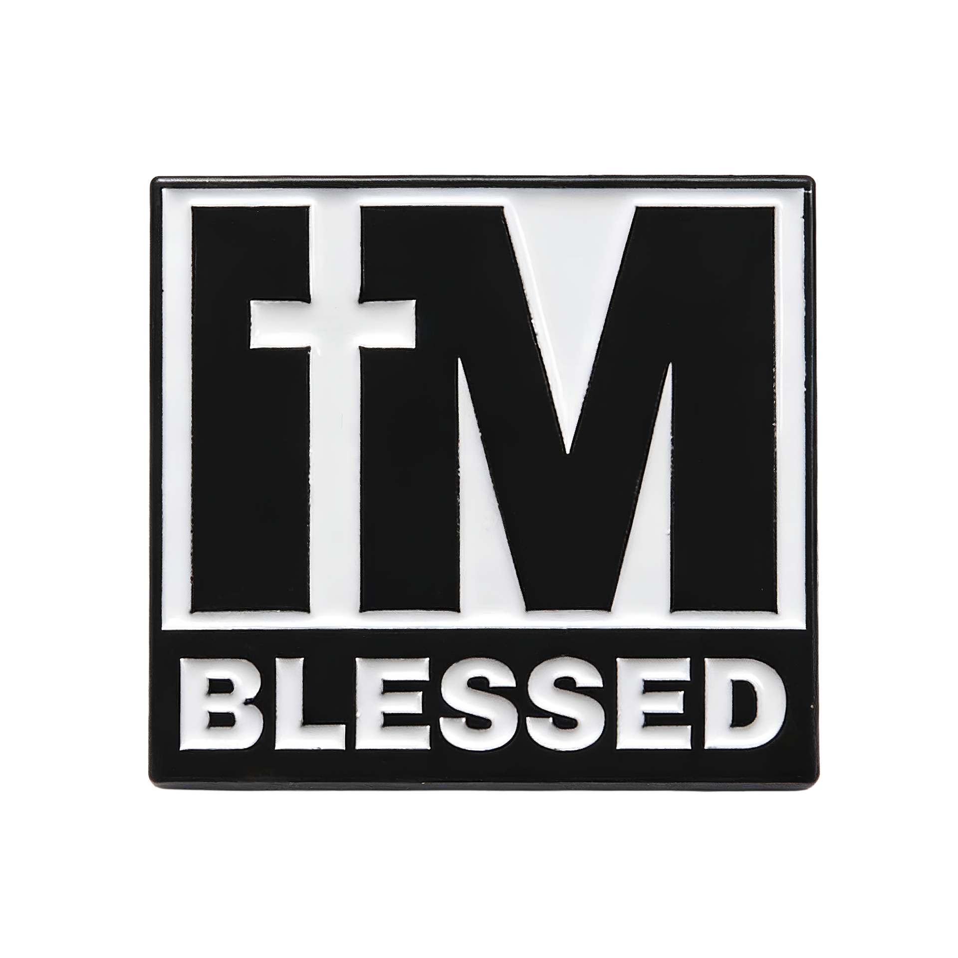 I'm Blessed Christian Pin Badge Main image