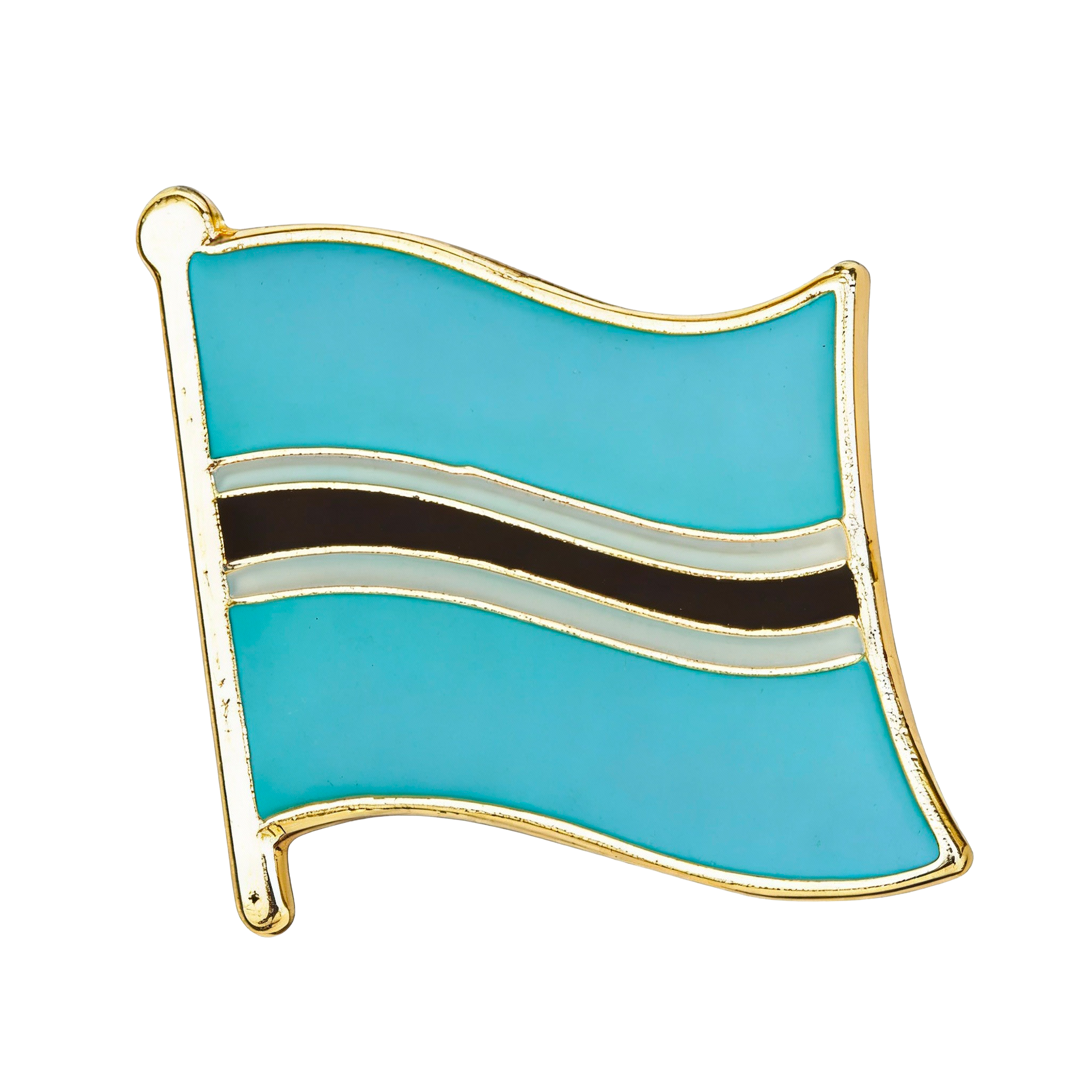 Botswana Flag Pin Badge Main image