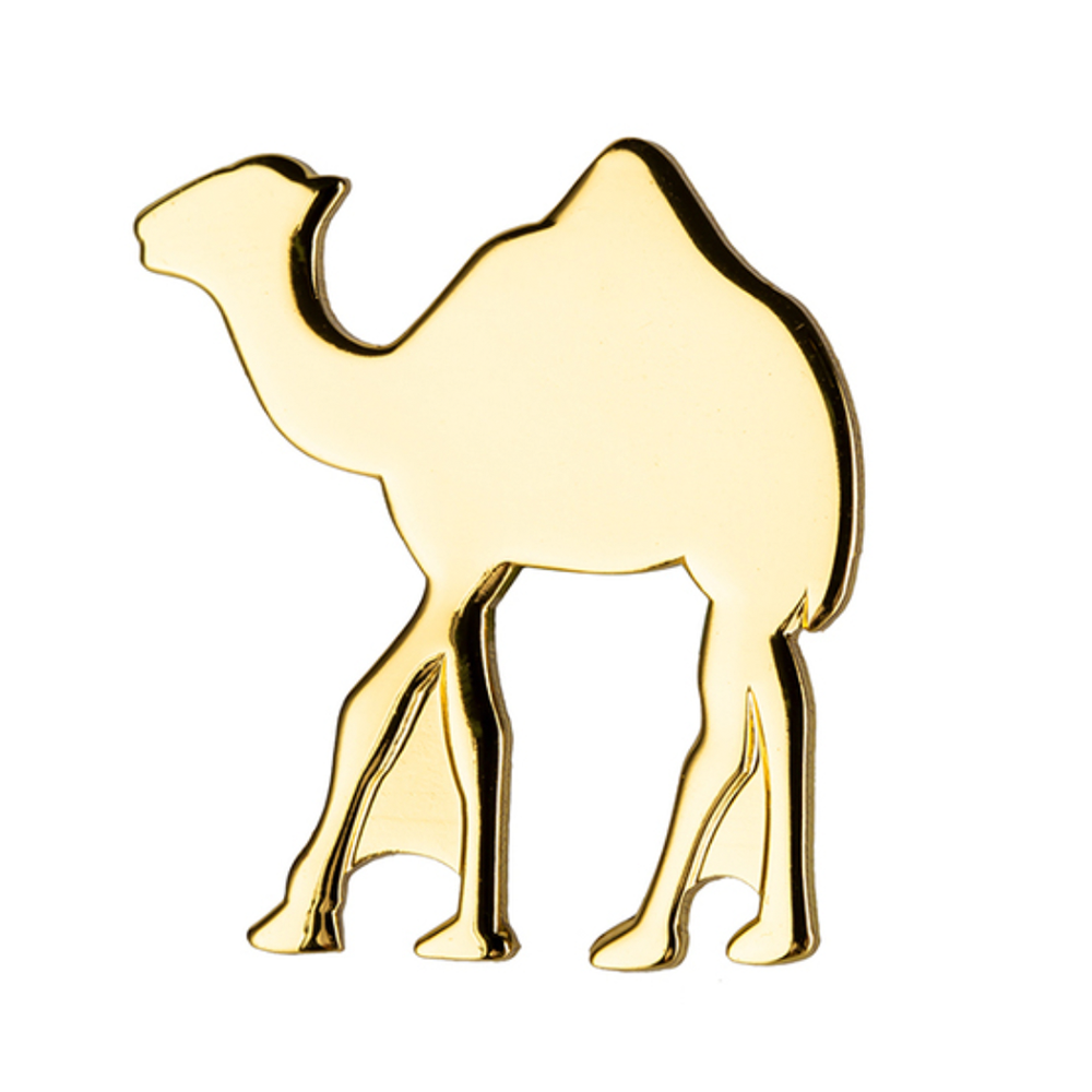 Camel Gold Pin Badge Main image